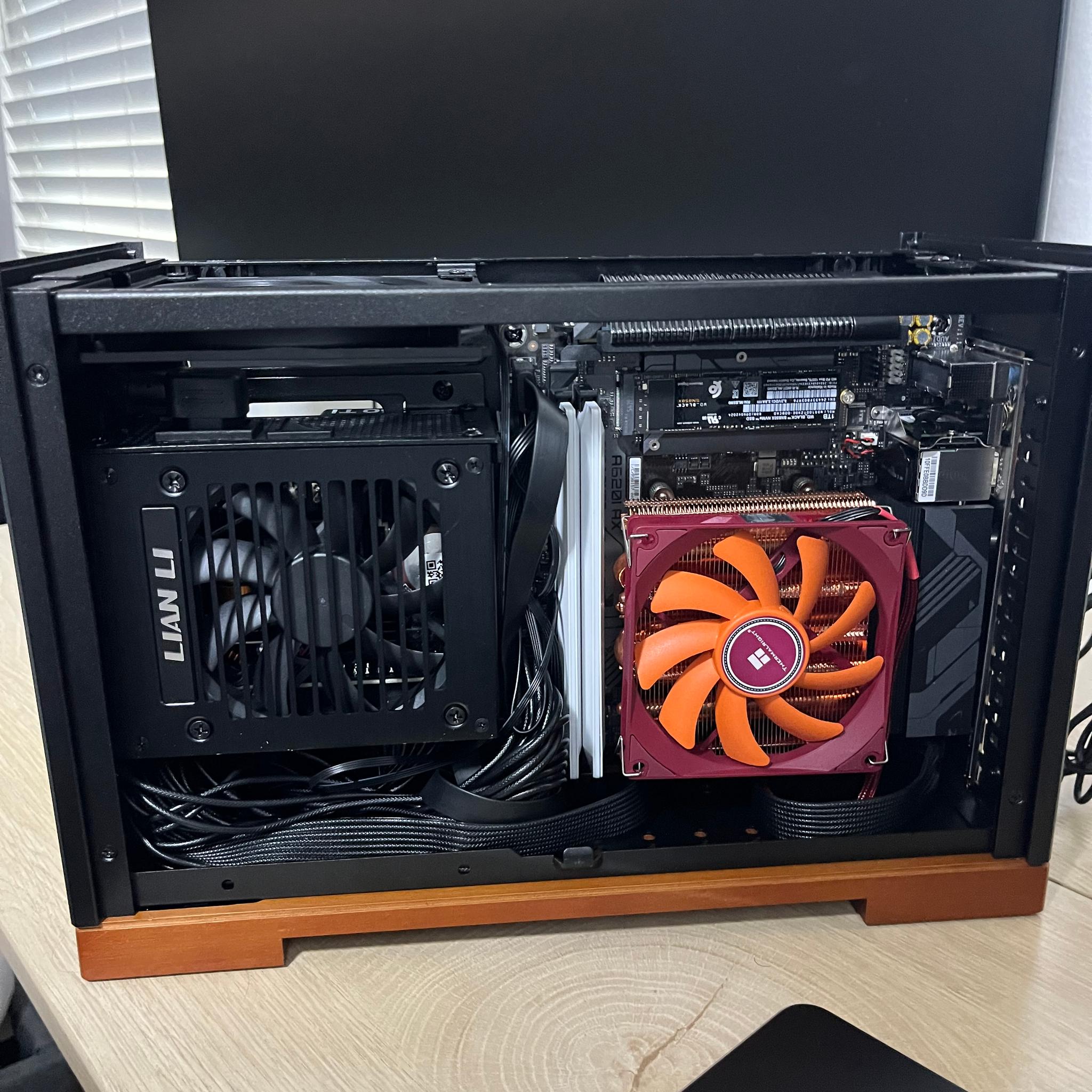 Gaming PC Build Jonsbo T9, RTX 5060 Ti 16gb, Ryzen 7, Crucial Pro 32gb DDR5 Mini ITX *UPDATED MOBO*