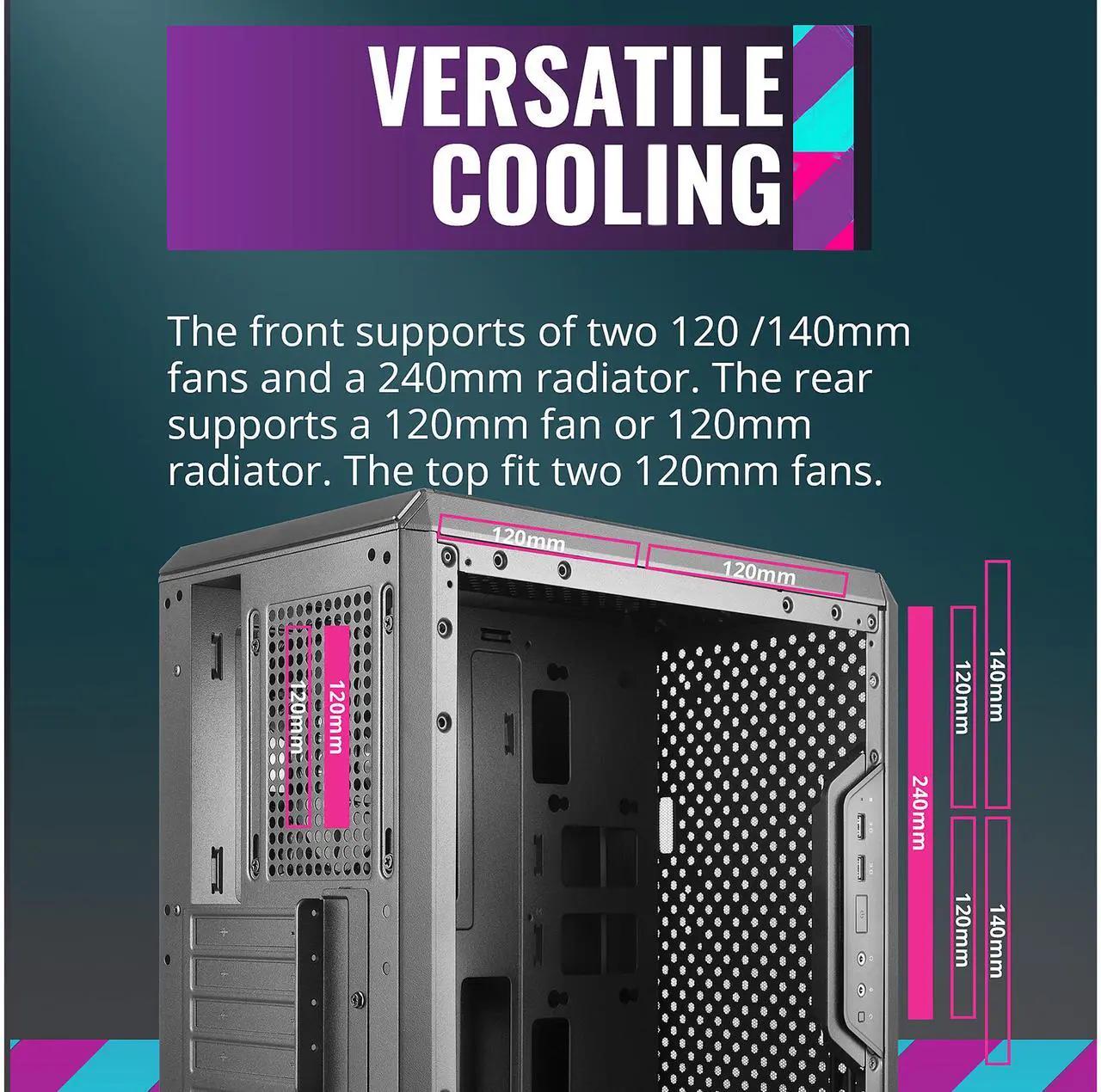 New Cooler Master Q300L Mini Tower Case Black