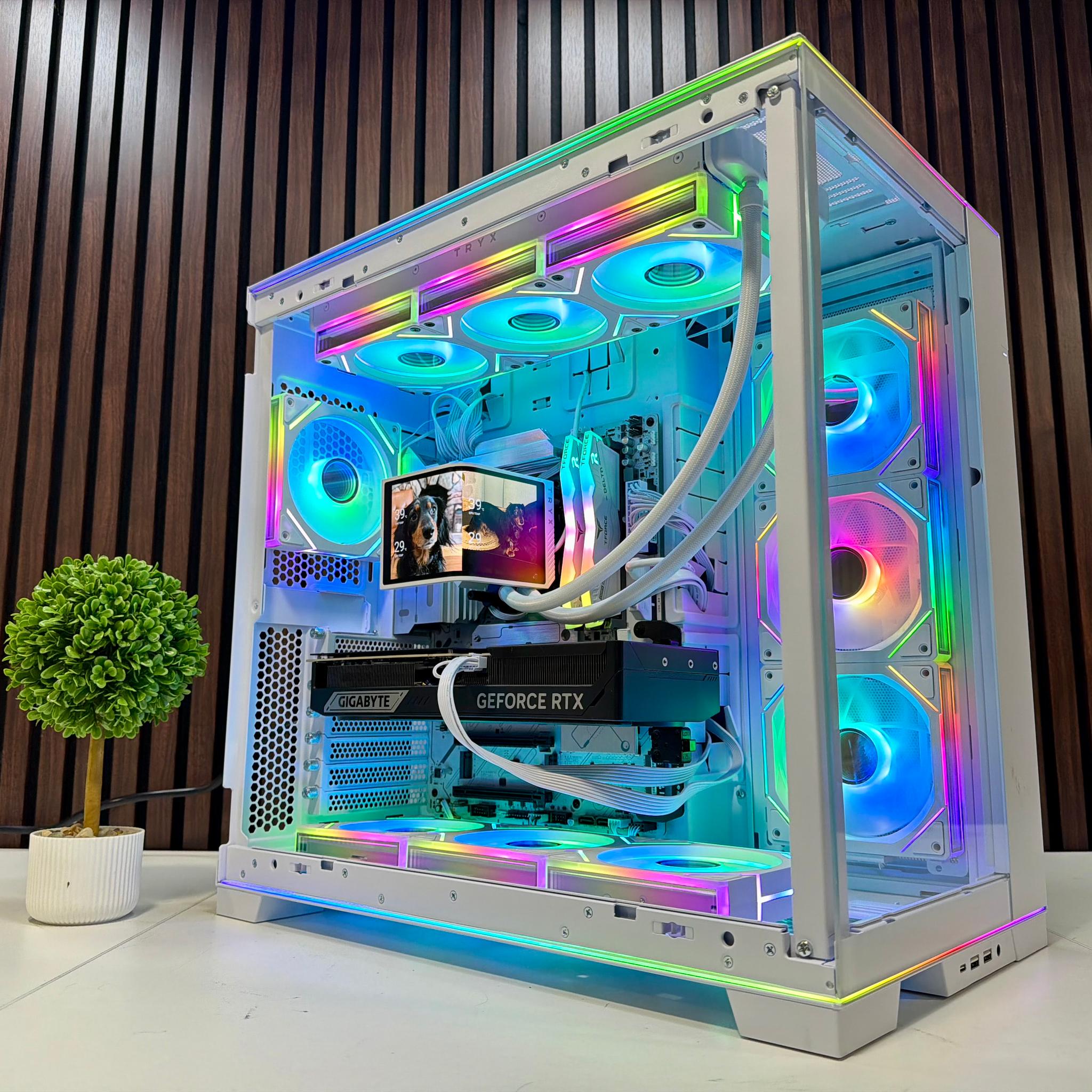RTX 5070 TI | Ryzen 9800X3D | 64GB DDR5 | 2TB M.2 | 1000 Watt Gold PSU | Tryx LCD AIO