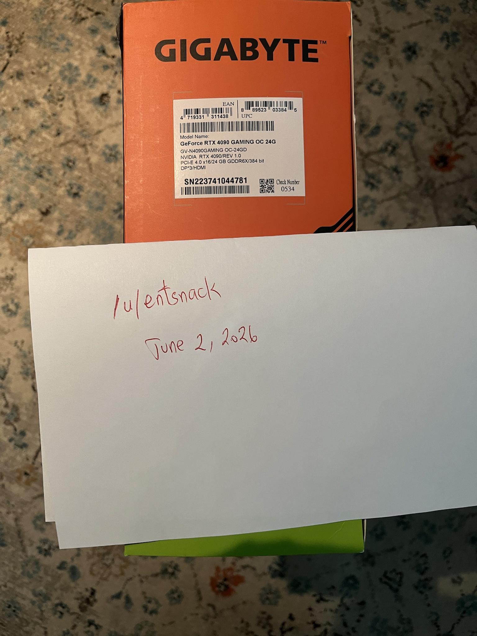 Gigabyte GEFORCE Gaming OC RTX 4090 24 GB