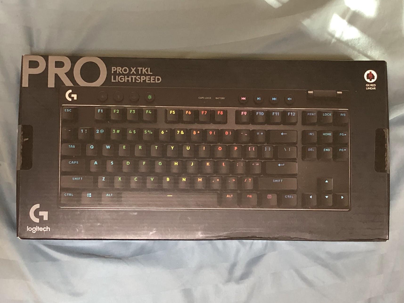Logitech G Pro X TKL WIRELESS Gaming Keyboard & Superlight 2 WIRELESS Gaming Mouse (Both Black)