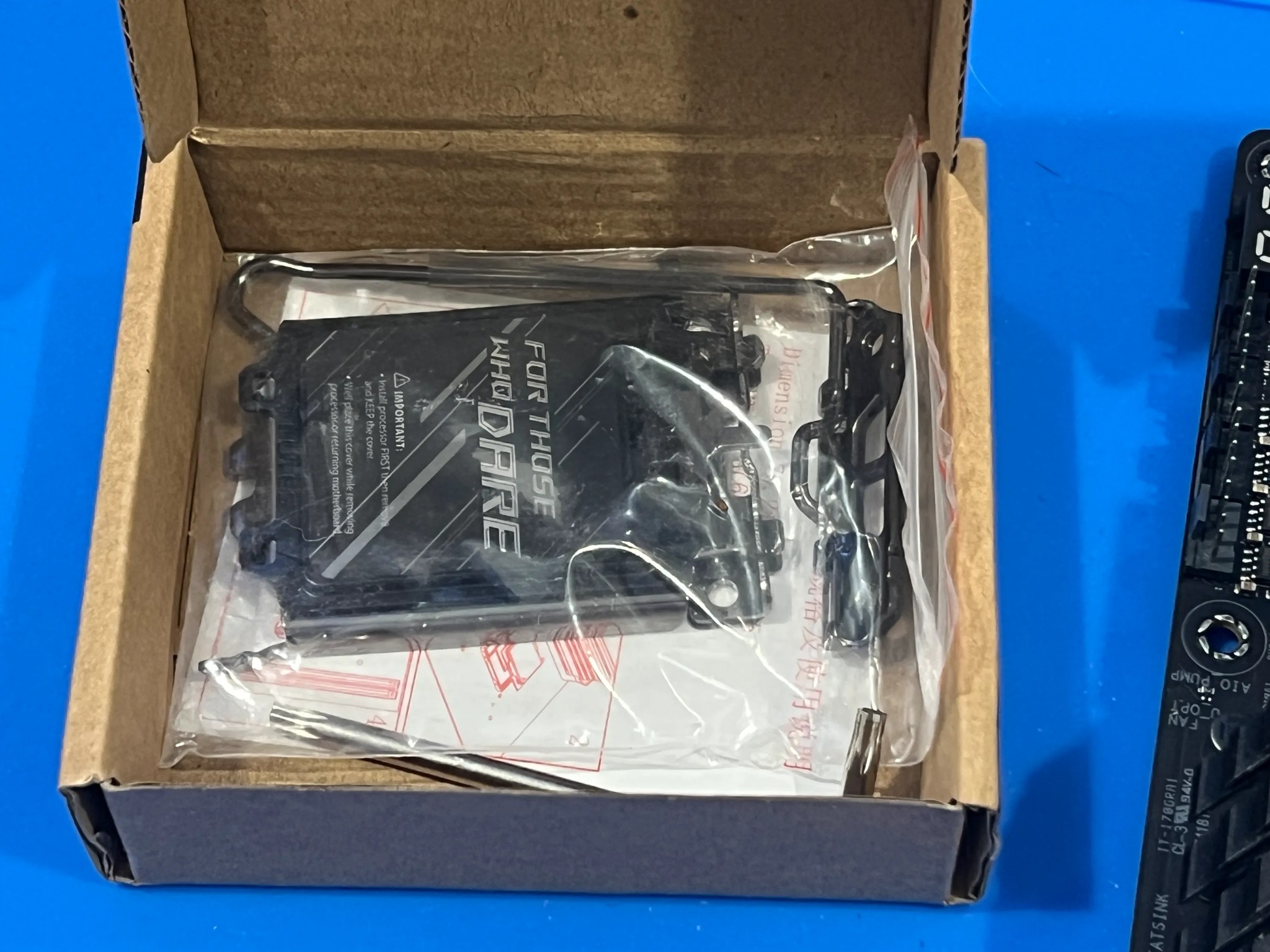 INTEL CORE i9 13900K With ASUS ROG MAXIMUS Z690 HERO and INTEL CONTACT FRAME