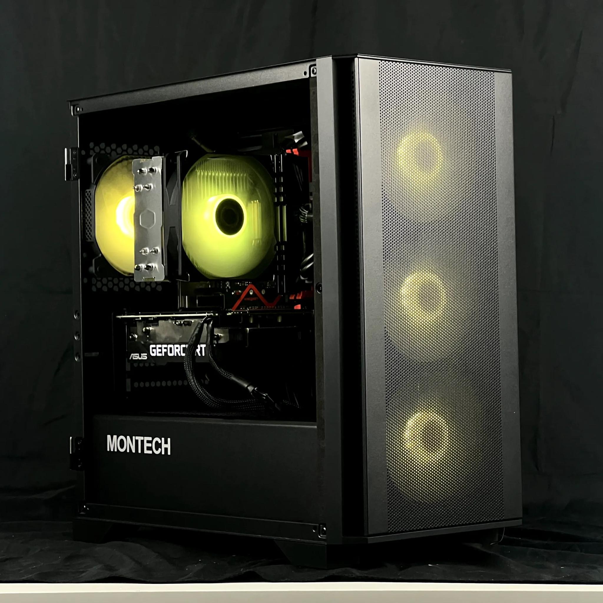 Budget RTX Gaming PC - 3050 8GB, Ryzen 5 3600, 16GB DDR4, 500GB SSD, RGB + WiFi