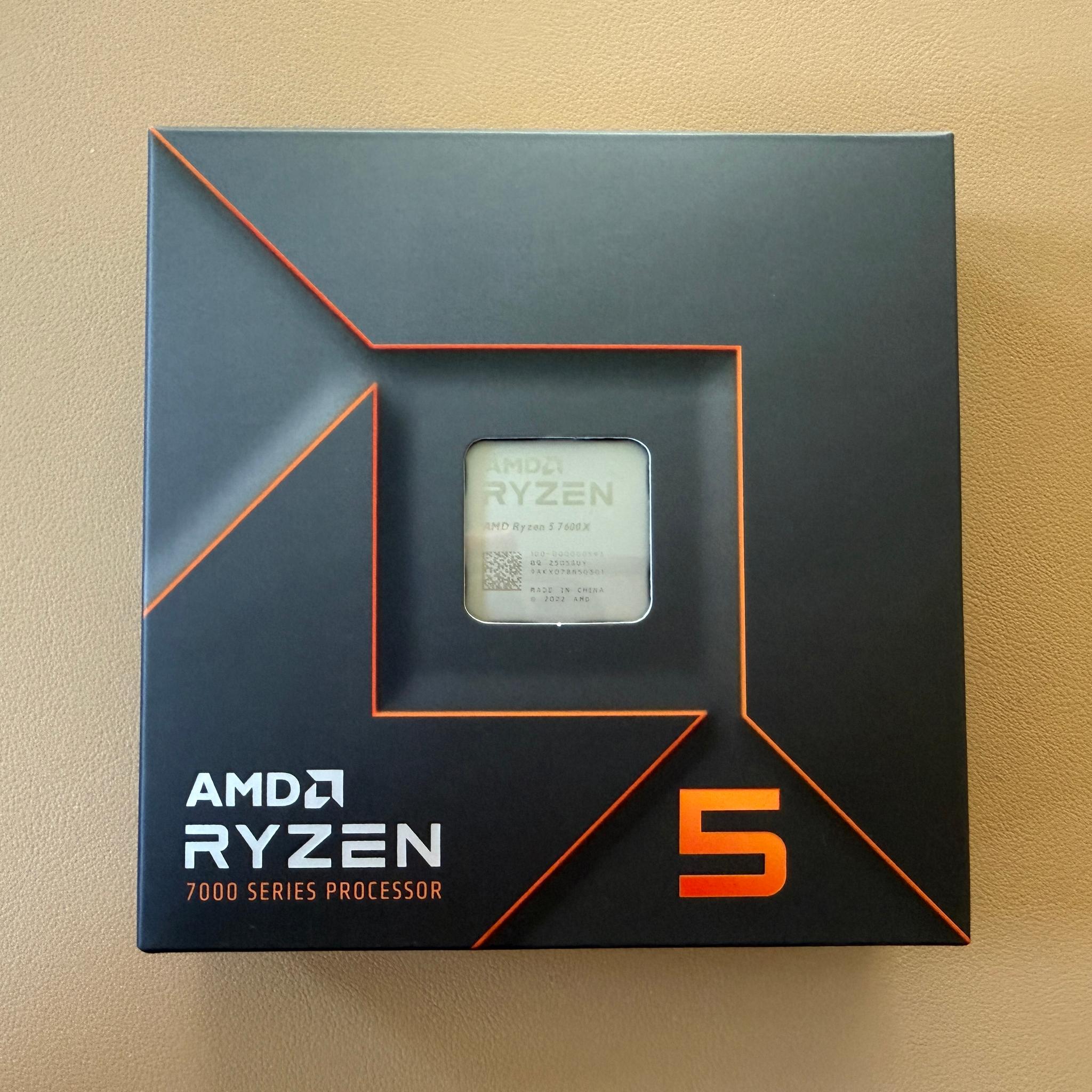 AMD Ryzen 5 7600X + Asrock B650M PG Riptide + GSkill 16GB 6000mhz DDR5 Combo - With Cooler