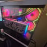 WHITE AND BLACK 4K/1440P POWERFUL GAMING/STREAMING PC:4080, 7800X3D, 2TB 980 PRO, 32GB DOMINATOR RAM