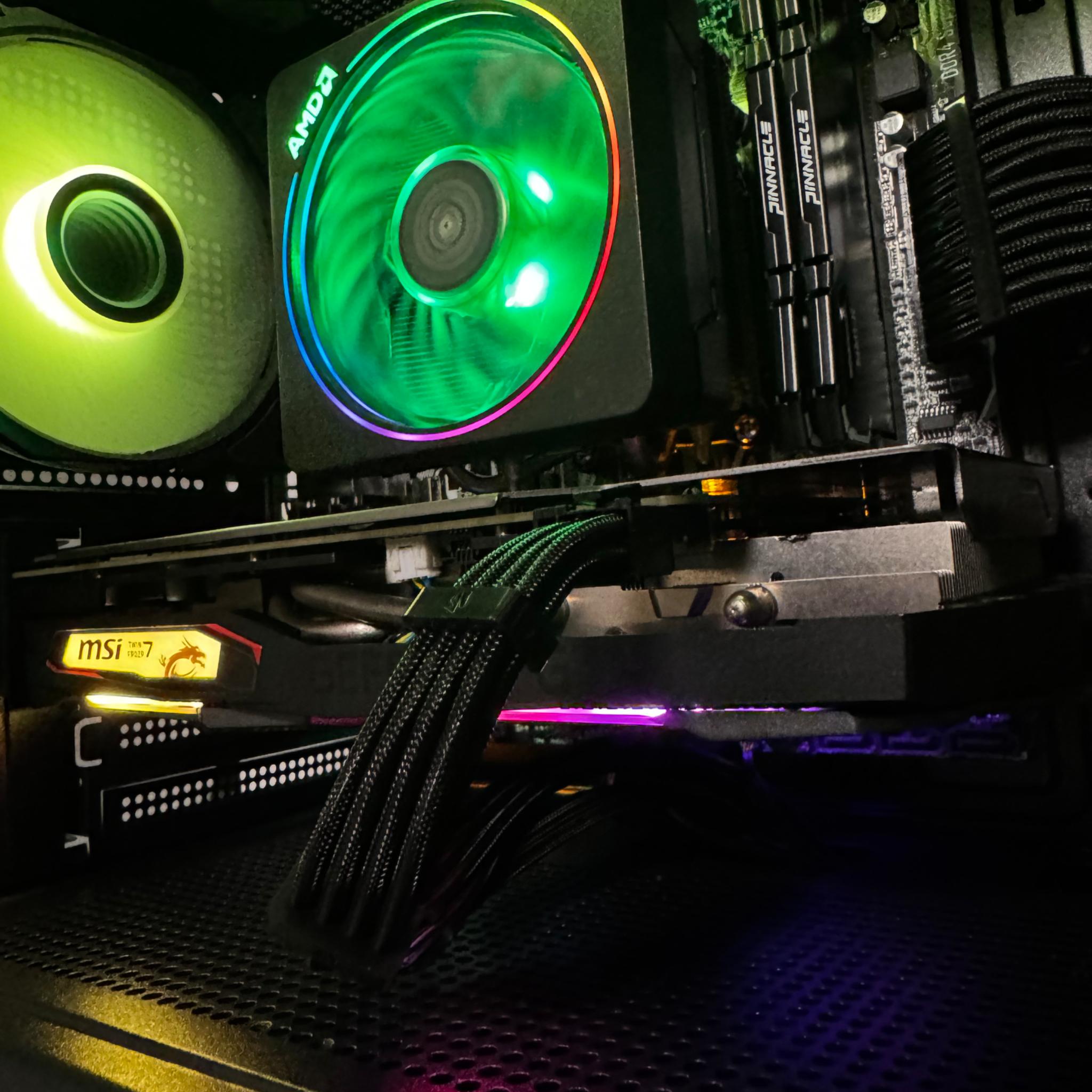 🏴DARKNIGHT🏴 | RYZEN 7 1700X | NVIDIA 1660 | 1TB SSD | 16GB DDR4 | BT/WIFI | WIN 11