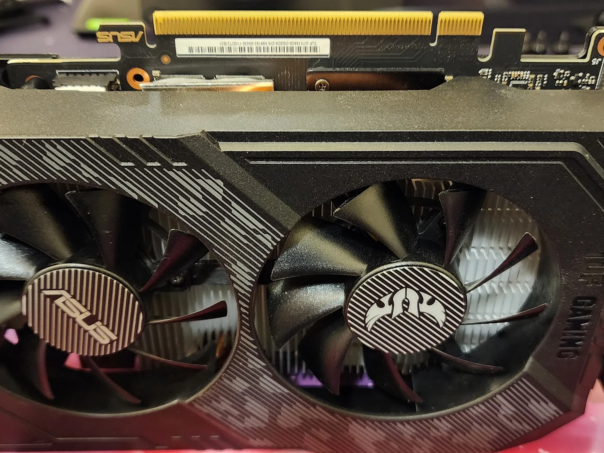 For Sale Used Asus Tuff Nvidia 1660 Super 6 GB