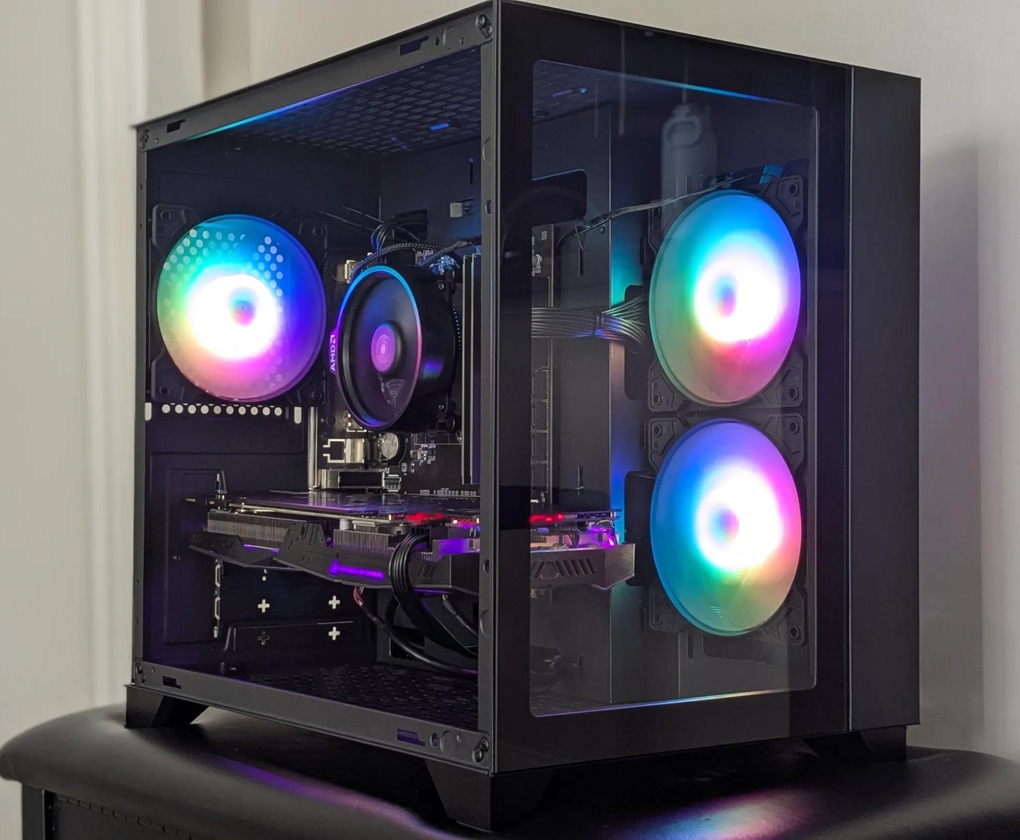 !SALE! Mjölnir | Nvidia GTX 1070 8GB | Ryzen 5 2600 | 1000GB SSD | 16GB RAM | WIFI | ARGB Gaming PC