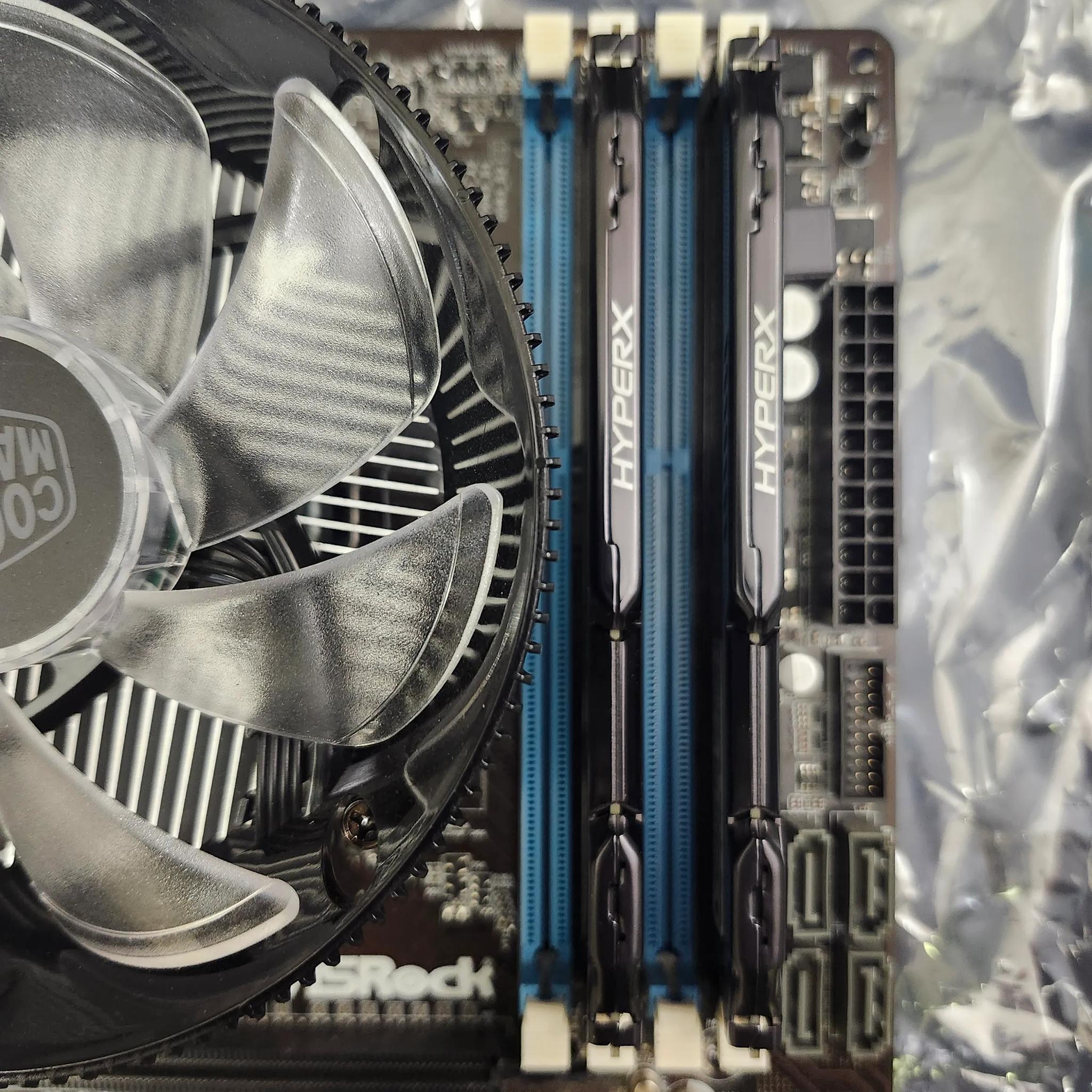 Budget motherboard and cpu ram combo INTEL i7 4790 , 16GB RAM ddr3,  4-5gen Intel motherboard ddr3