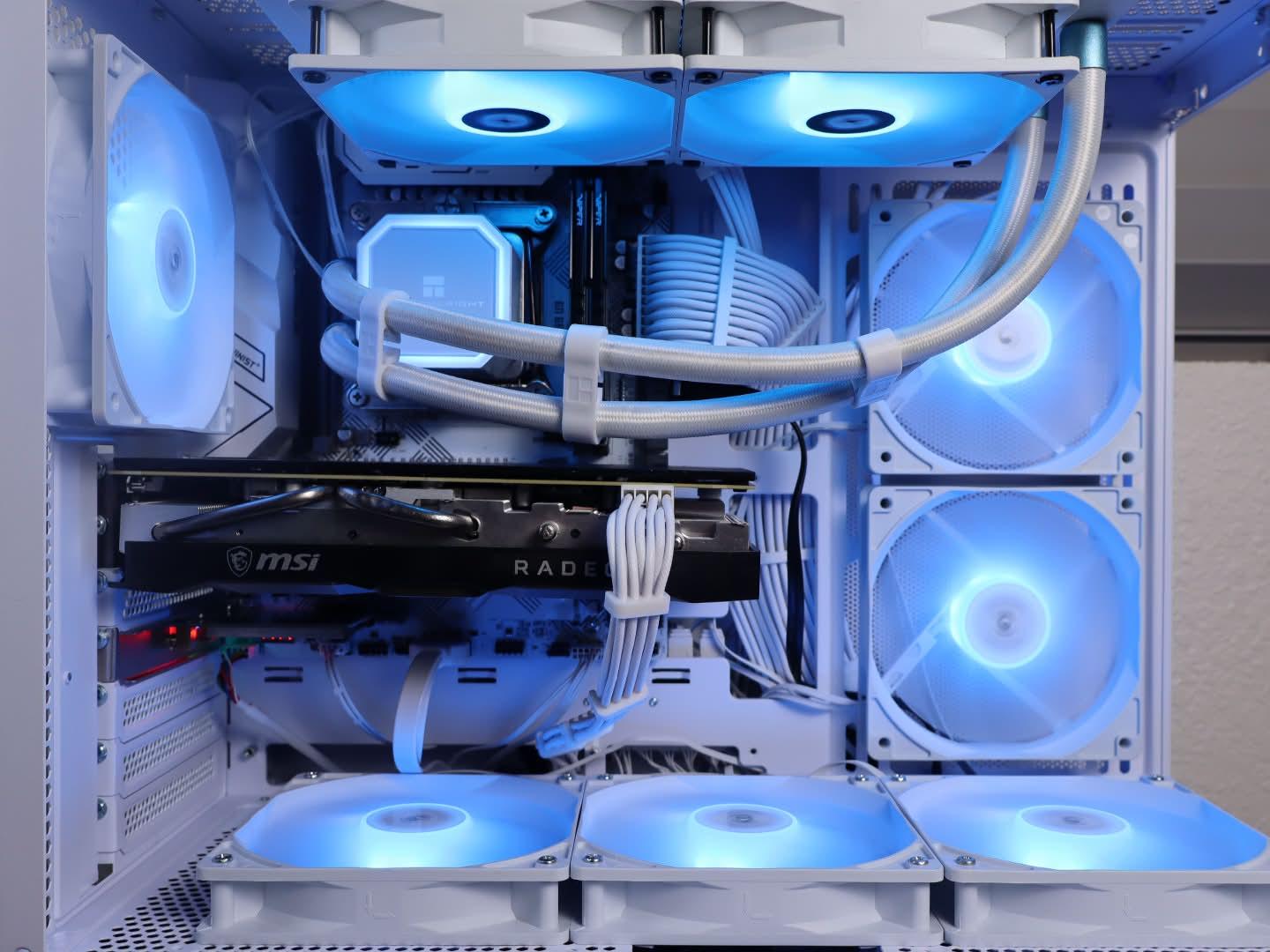 ⚡️ White Gaming PC | RX 5600 XT | 16GB RAM | Wi-Fi | 1TB Storage | Ready to Play ⚡️