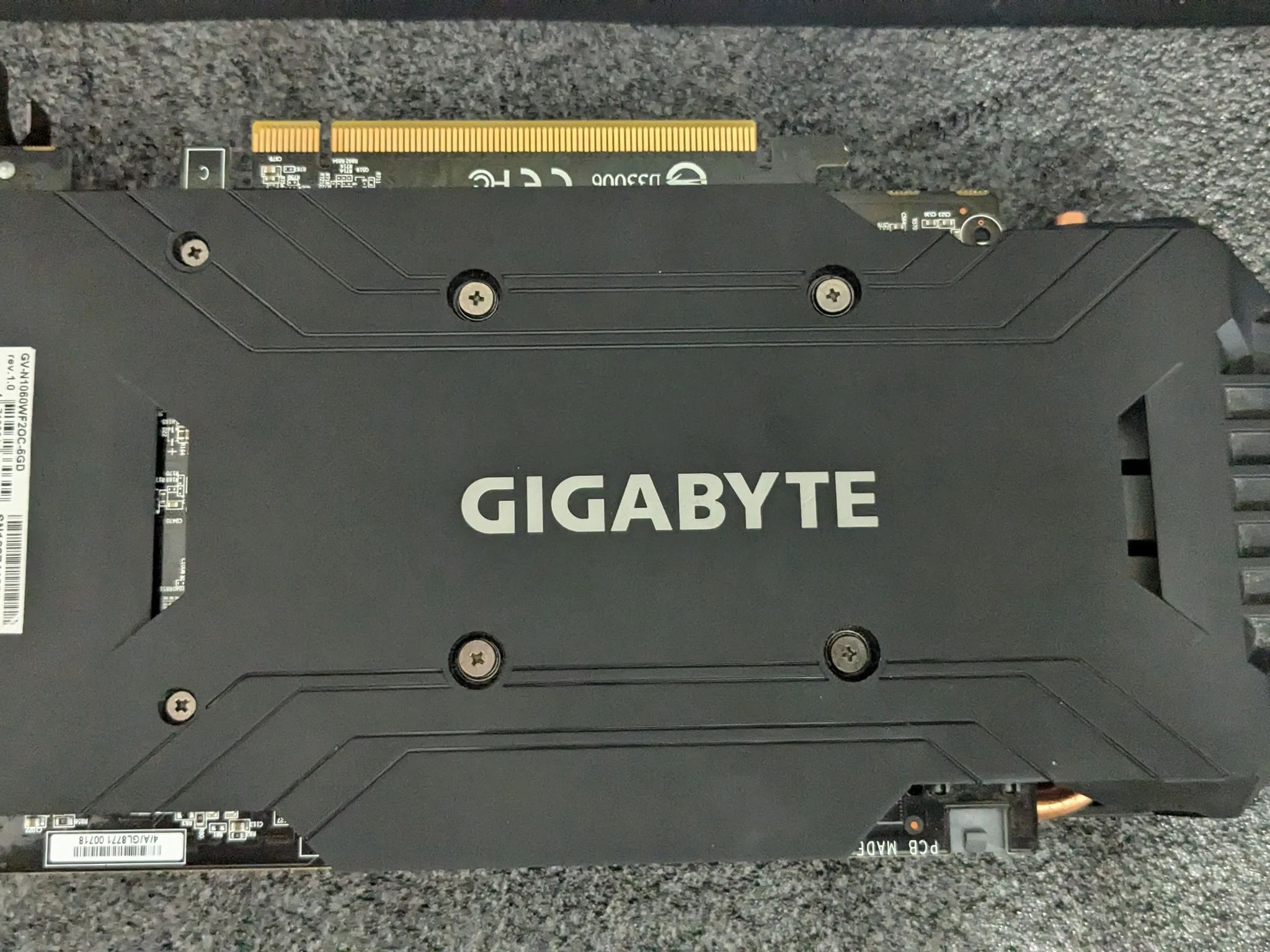 Gigabyte gtx 1060 6GB