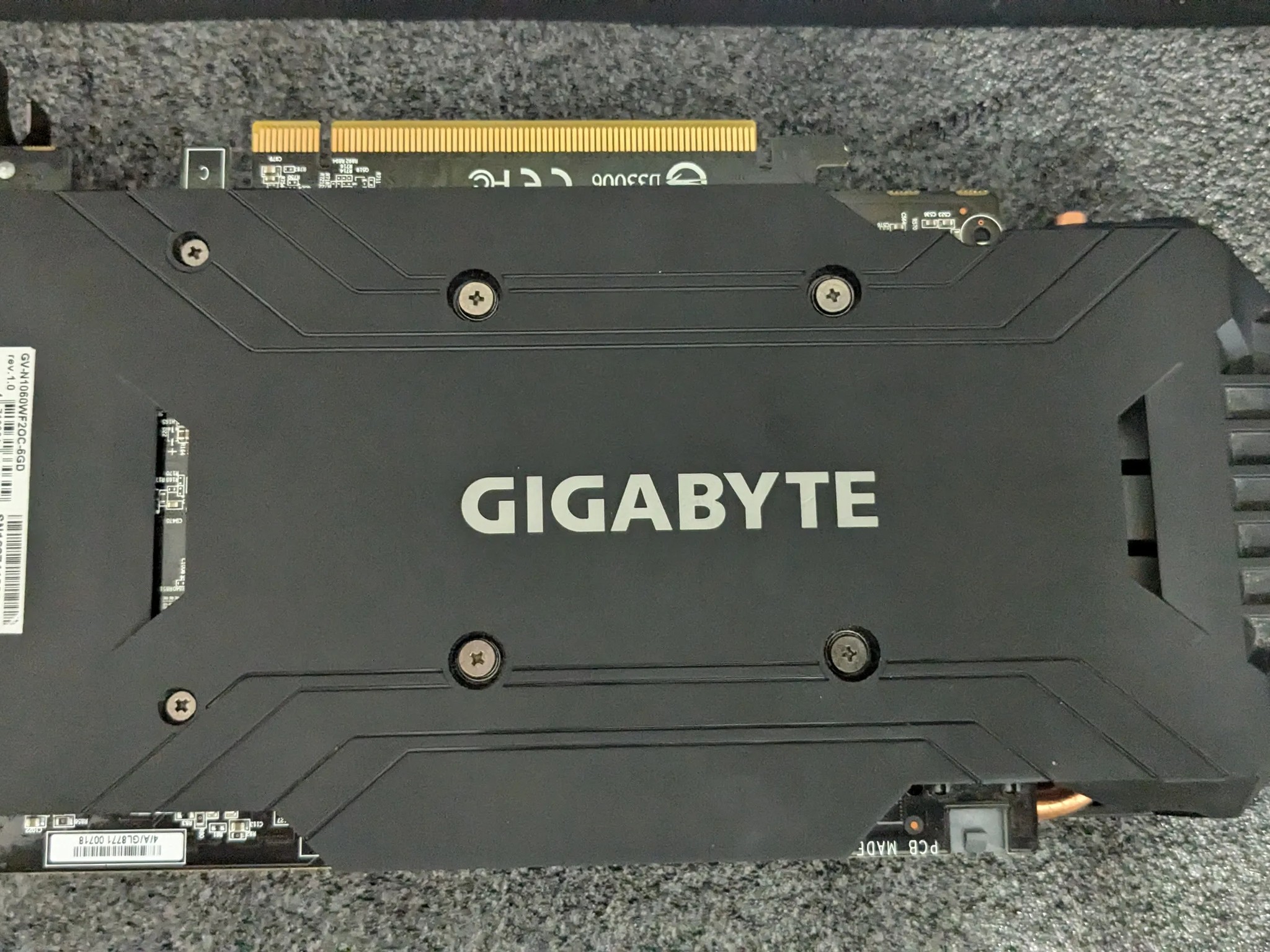 Gigabyte gtx 1060 6GB