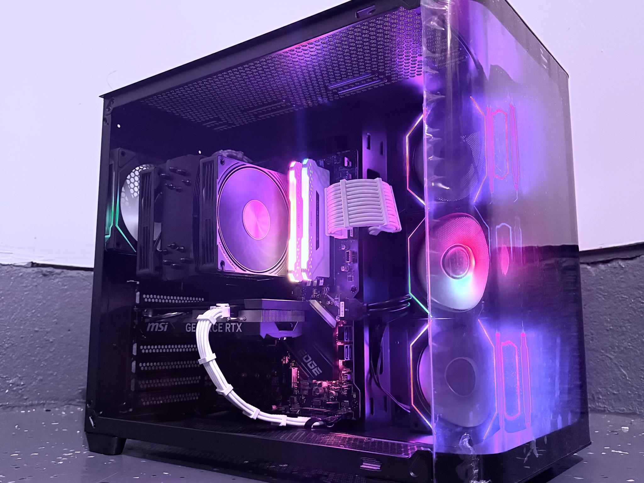 🟣"Violet Phantom"⚫️ | 1080p Gaming | RTX 4060 | i5 10400F | 16GB Ram | 500GB SSD | Free Shipping