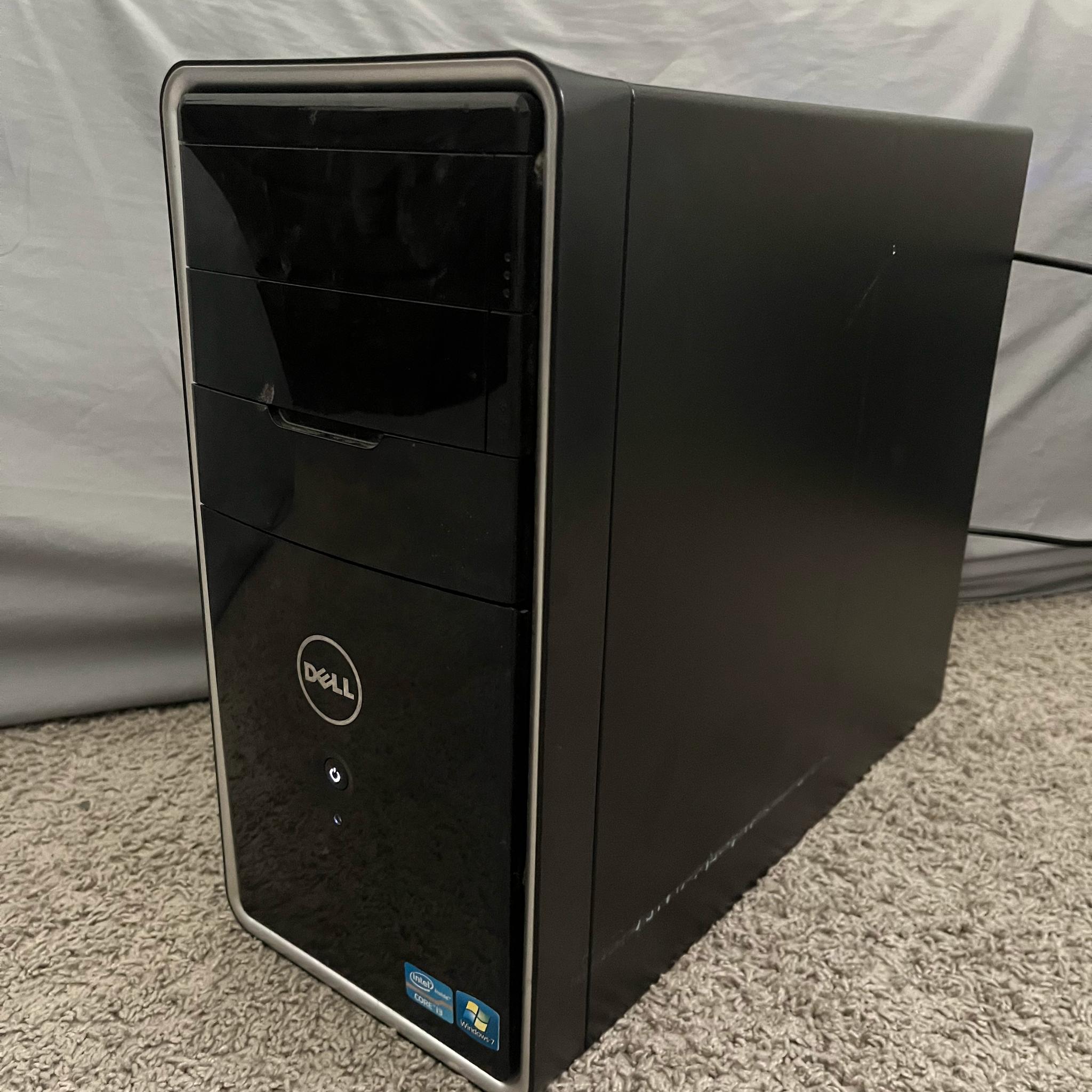 READ DESCRIPTION | SLEEPER GAMING PC | I7-8700, RX 6600, 1.25TB SSD+HDD, 16GB RAM
