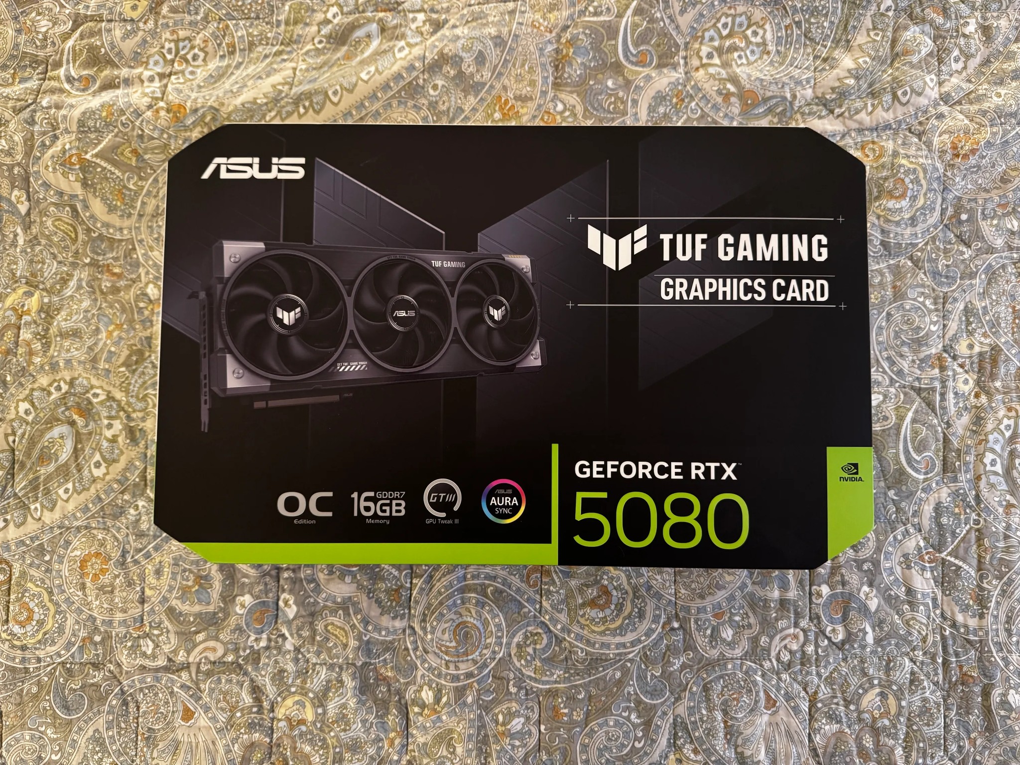 ASUS - TUF Gaming NVIDIA GeForce RTX 5080 16GB GDDR7 PCI Express 5.0 Graphics