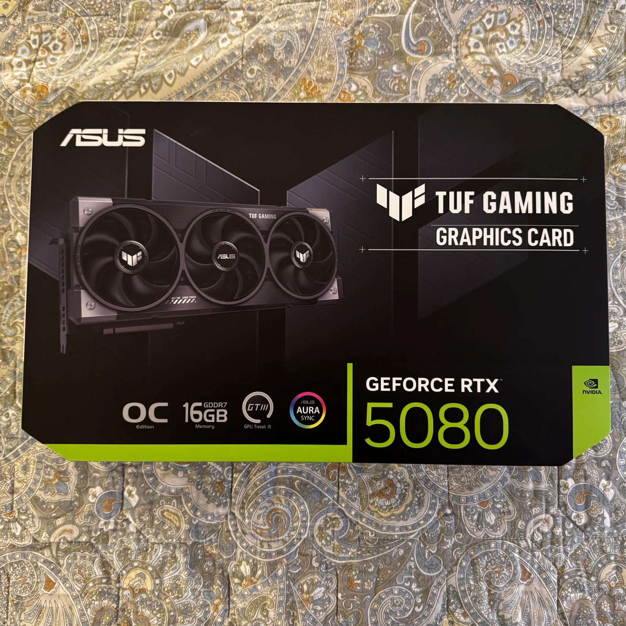ASUS - TUF Gaming NVIDIA GeForce RTX 5080 16GB GDDR7 PCI Express 5.0 Graphics
