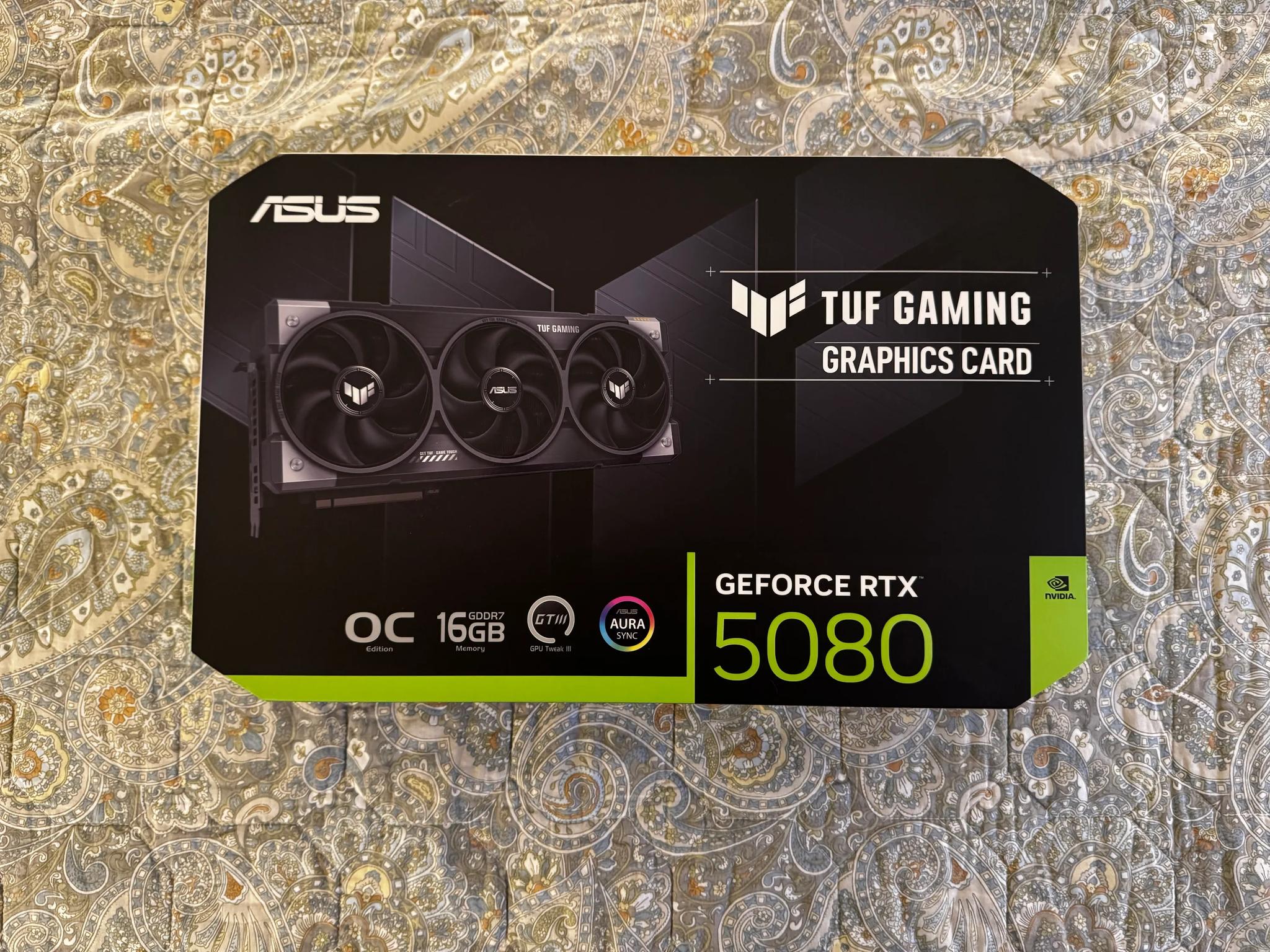 ASUS - TUF Gaming NVIDIA GeForce RTX 5080 16GB GDDR7 PCI Express 5.0 Graphics