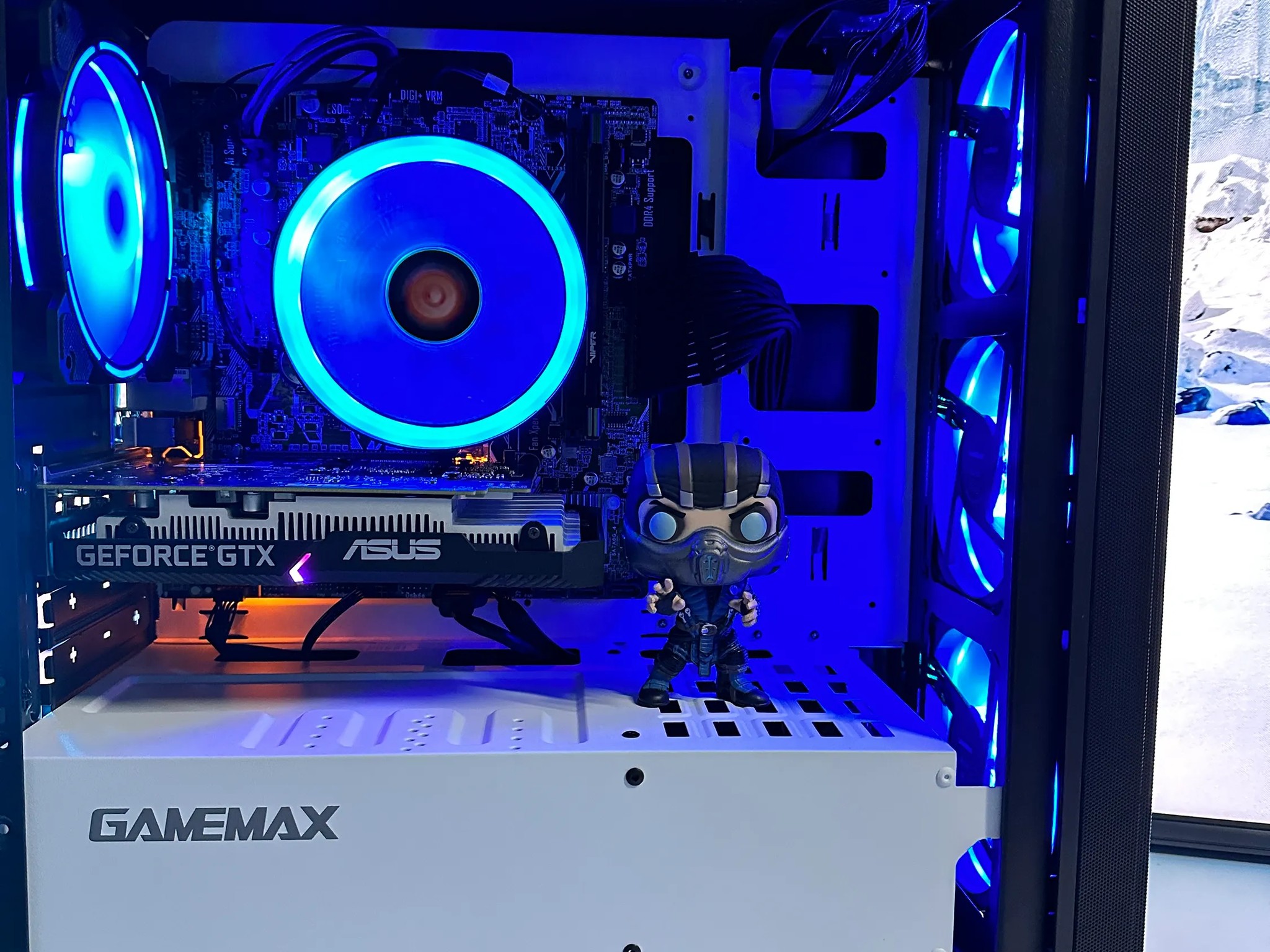 🧊❄️Sub-Zero🧊❄️||Gaming PC-Nvidia GTX 1650 4GB-AMD Ryzen 5 1600-512GB NVME SSD-16GB DDR4 RAM