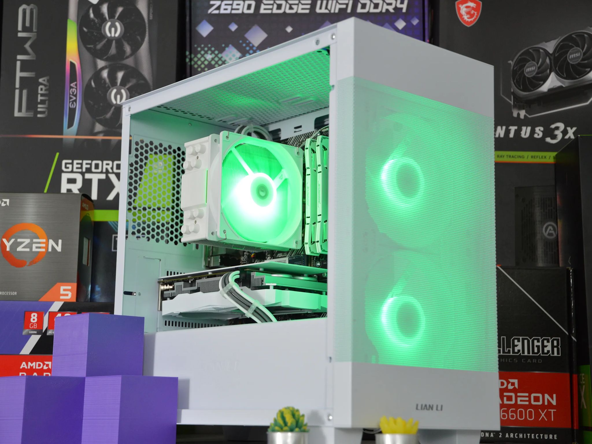 ⚪❄️ | RTX 2060 SUPER 8GB | RYZEN 5 5500 | 16GB DDR4 RAM | 1TB NVME SSD | FrostBite |