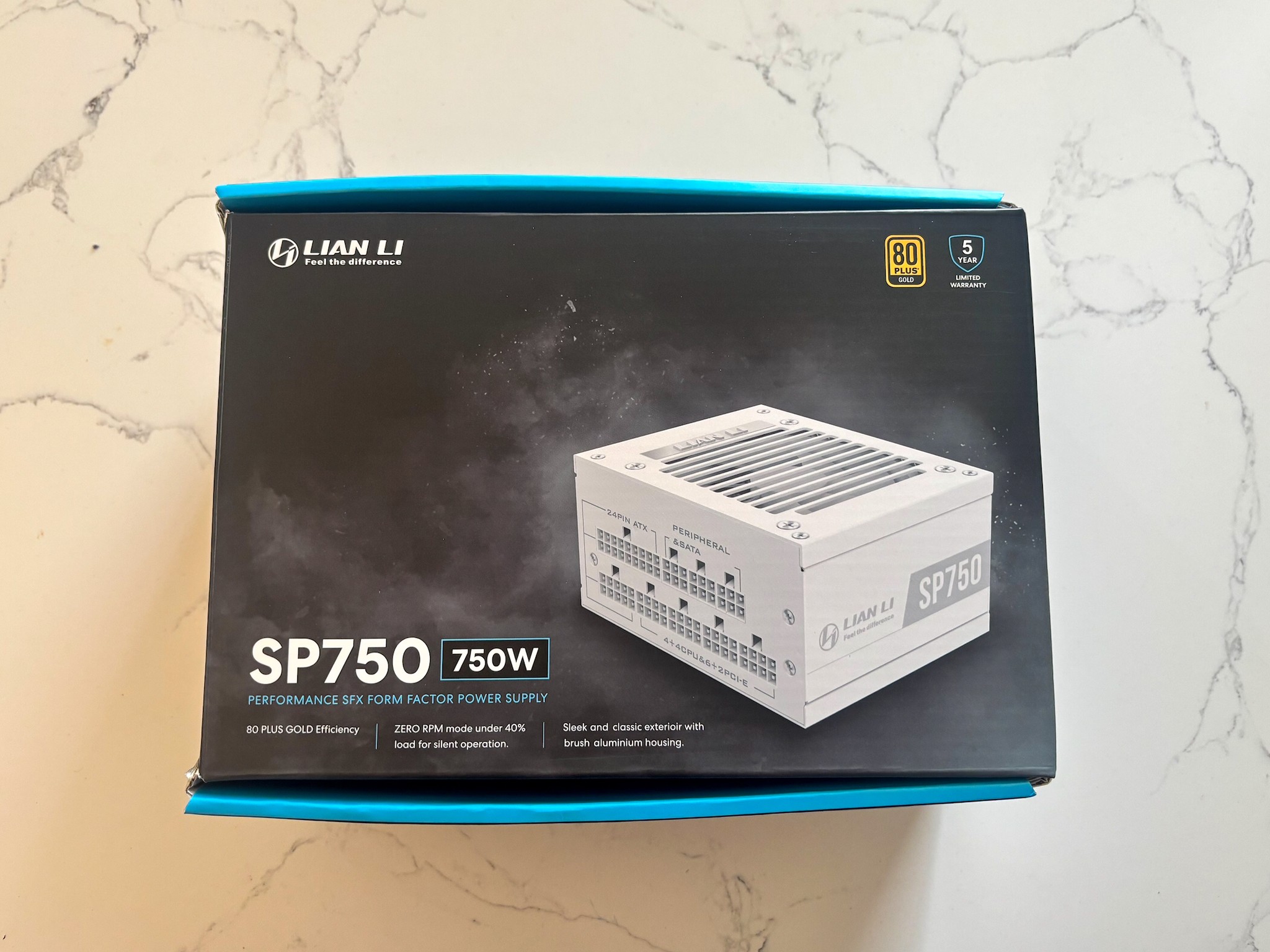 Lian Li SP750 White – 750W SFX Power Supply | Fully Modular & 80+ Gold