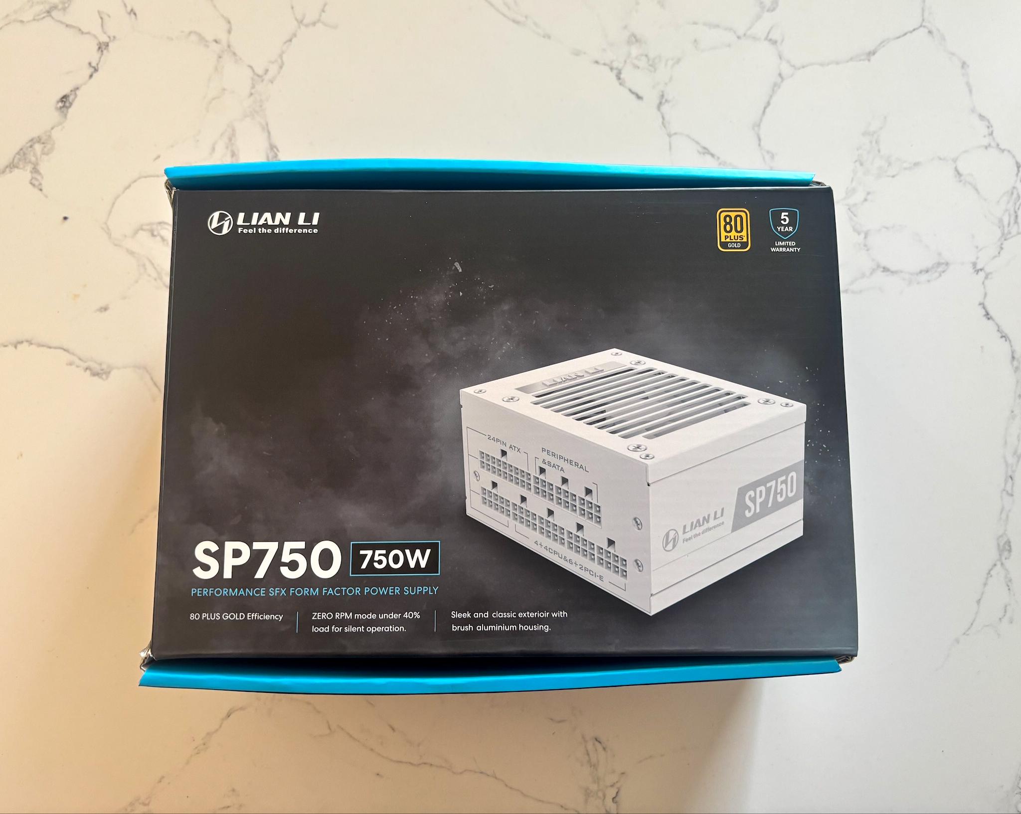 Lian Li SP750 White – 750W SFX Power Supply | Fully Modular & 80+ Gold