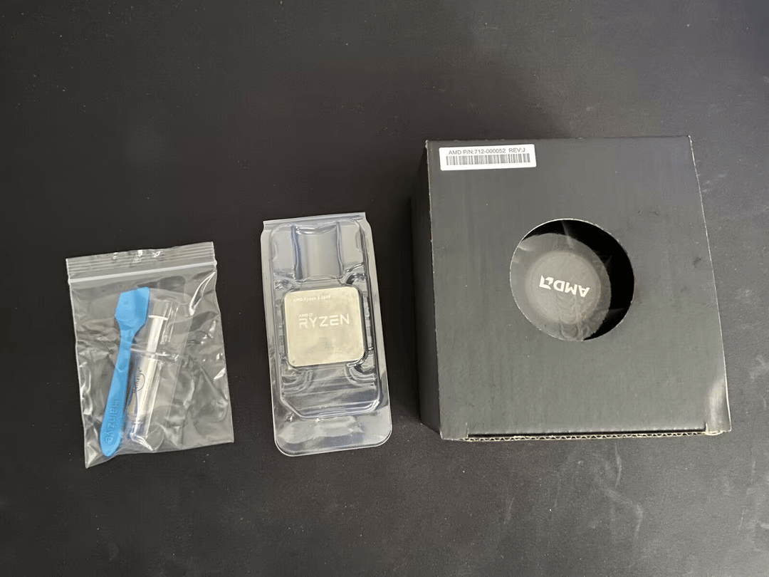 AMD Ryzen 5 2600 3.4 GHz 6-Core Processor + Thermal Paste