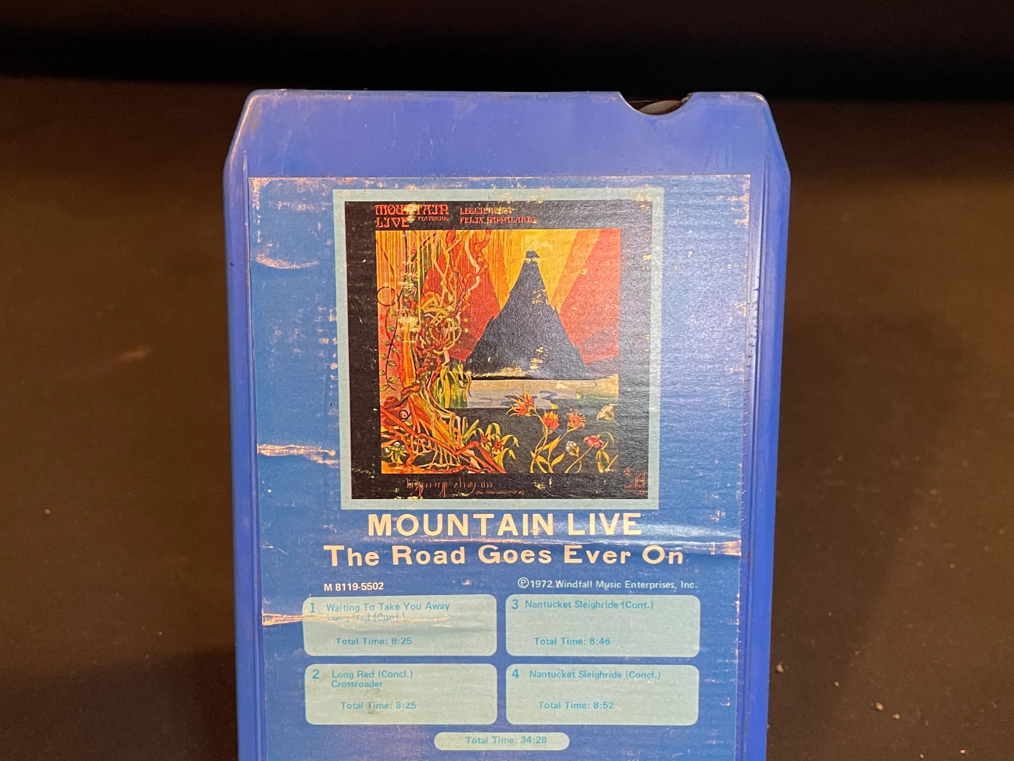 Mountain live the road goes ever on 8-track