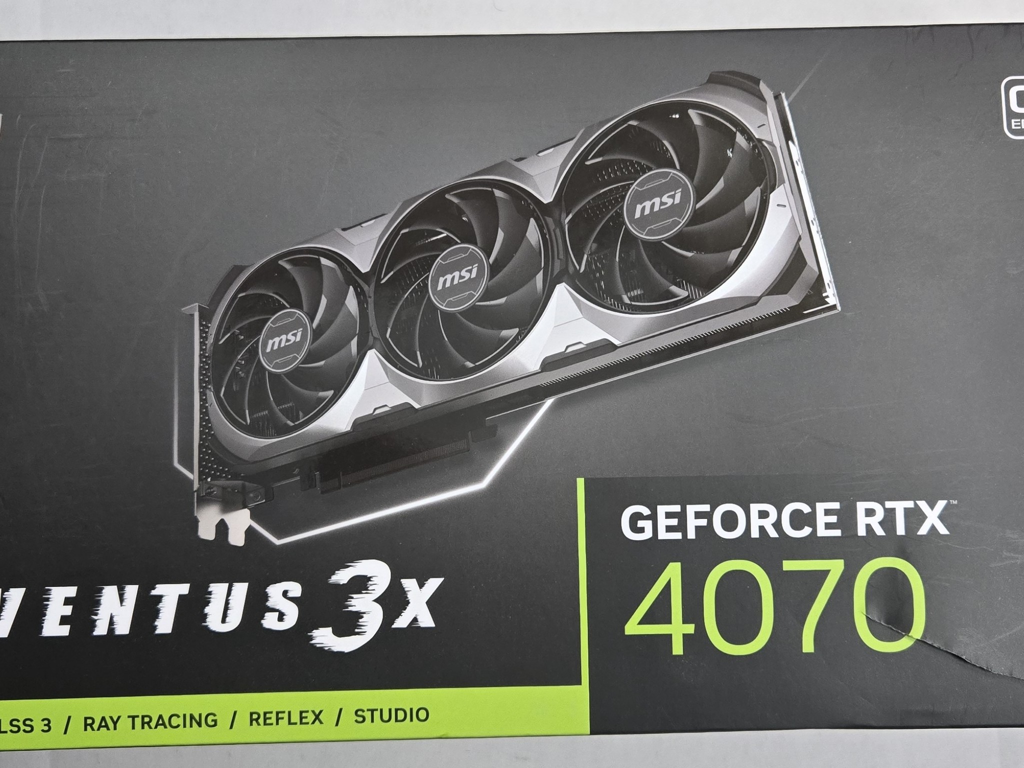 MSI GeForce RTX 4070 VENTUS 3X 12G OC