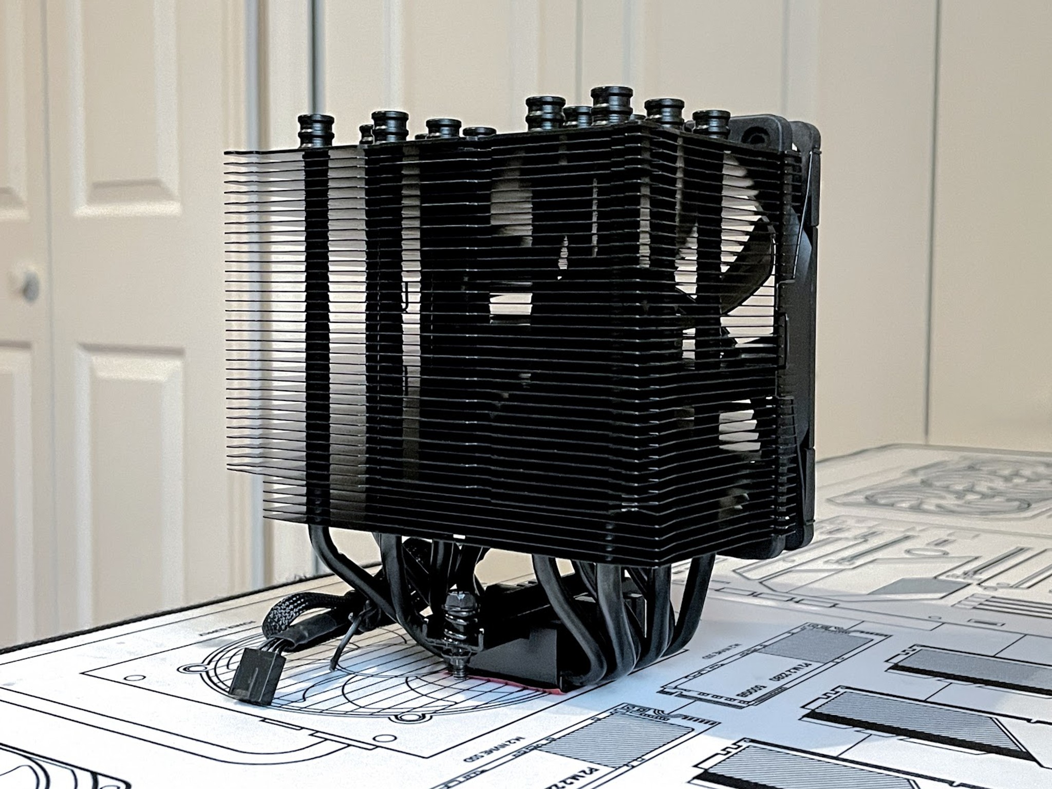 Scythe Mugen 5 Black Edition (SCMG-5100BE) + 2x Arctic P12 PST PWM Case Fans & 8g MX-4 Thermal Paste