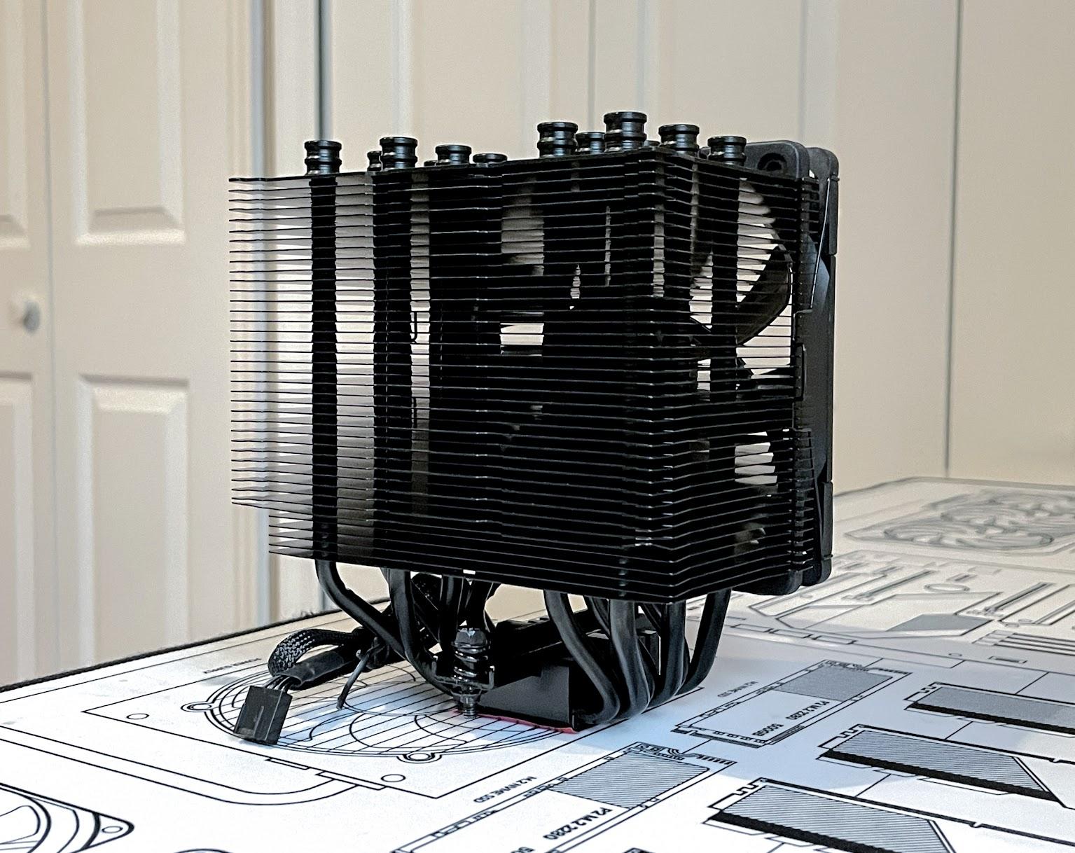 Scythe Mugen 5 Black Edition (SCMG-5100BE) + 2x Arctic P12 PST PWM Case Fans & 8g MX-4 Thermal Paste
