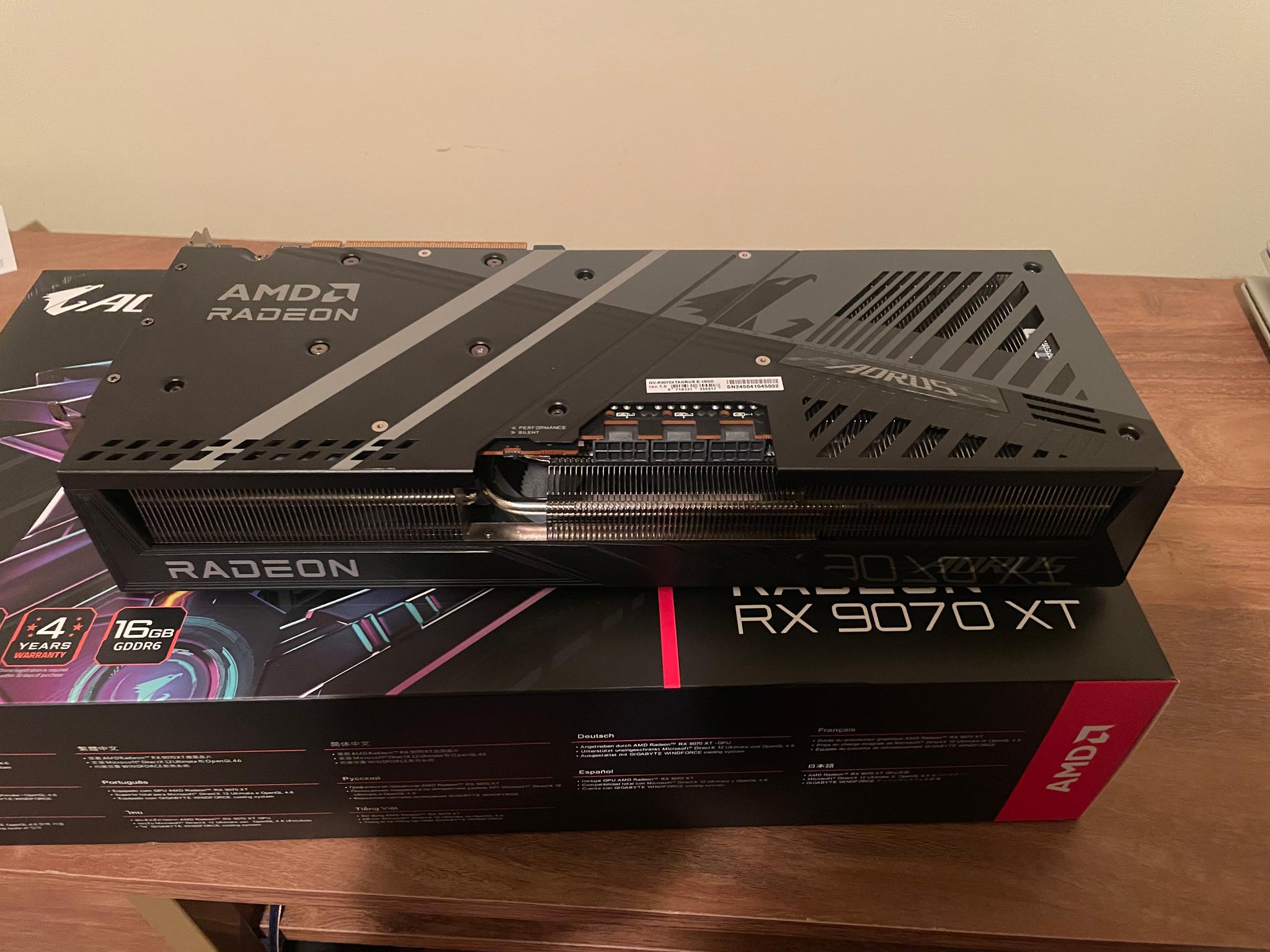 GIGABYTE AORUS Radeon RX 9070 XT ELITE 16G