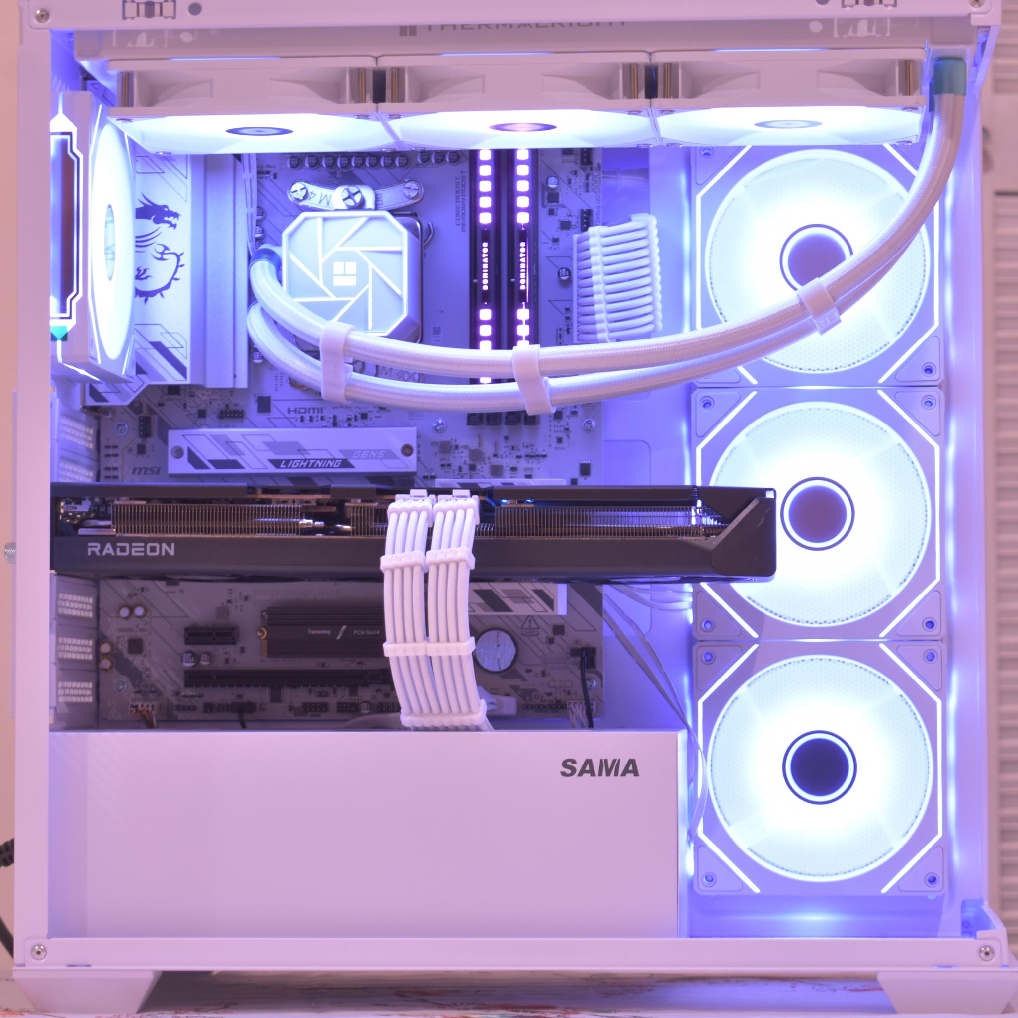 🚀Performance Gamer🚀 Ryzen 7 7800X3D | AMD RX 9070 16GB | 32GB DDR5 | 1TB nVME SSD | White RGB+Wifi