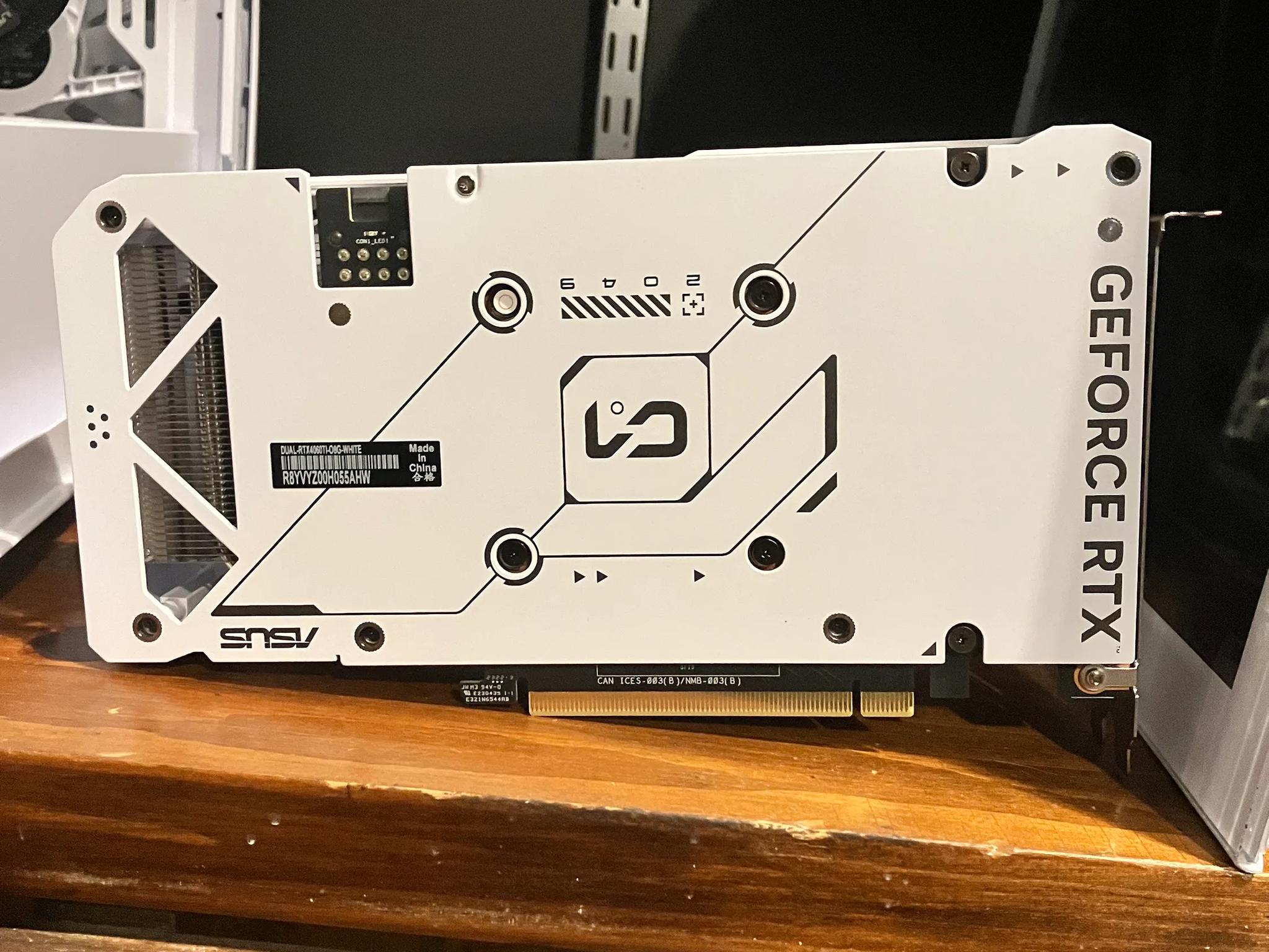 Open Box NEVER USED ASUS Dual RTX 4060 Ti 8gb