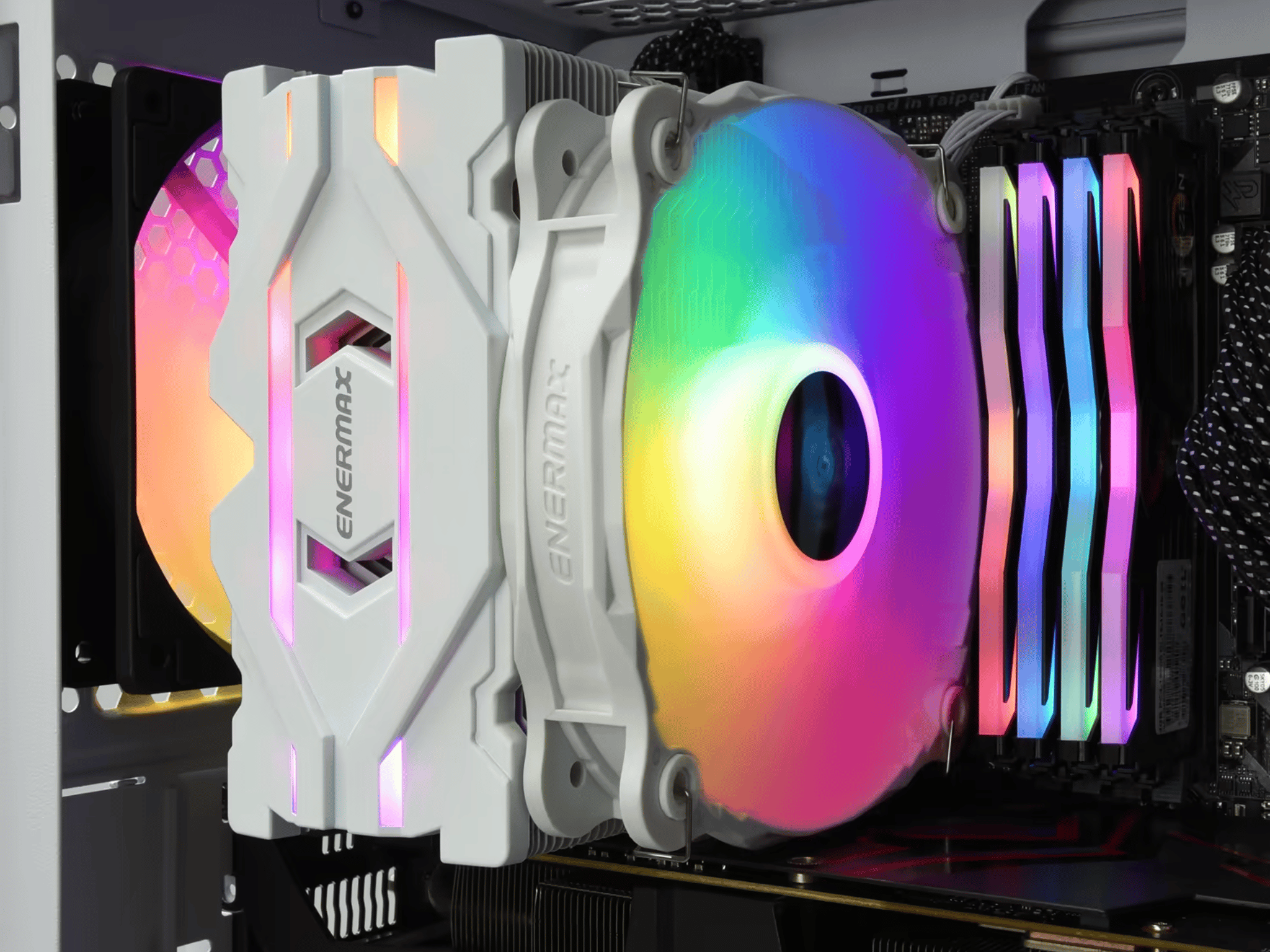 Enermax ETS-F40 140mm ARGB CPU Air Cooler -  LGA 1700 & AM5 Kit Included