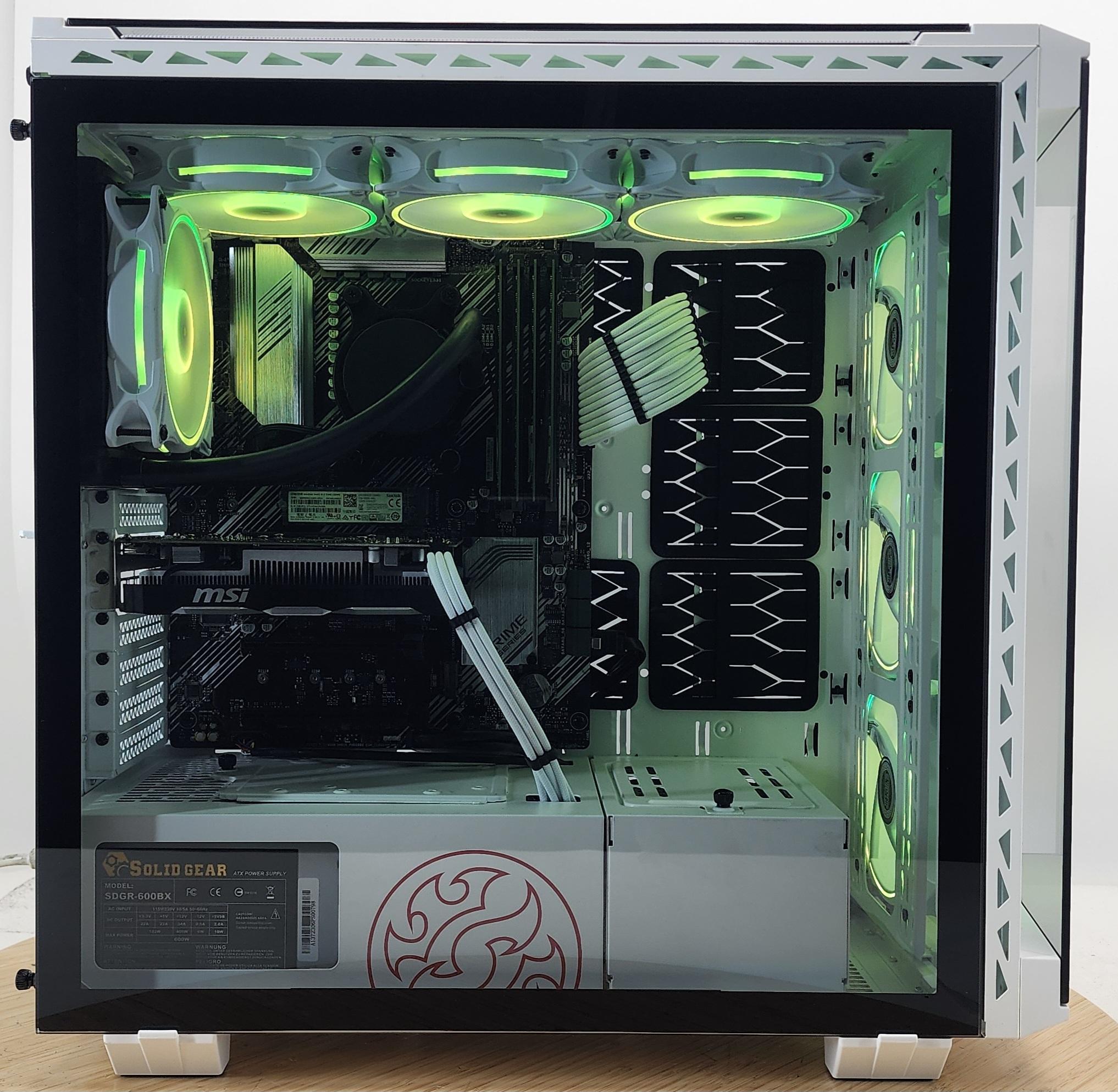 Gaming PC Ryzen 5 5500 16GB RAM 128GB SSD + 500GB HDD GTX 1650 4GB Windows 11 Computer