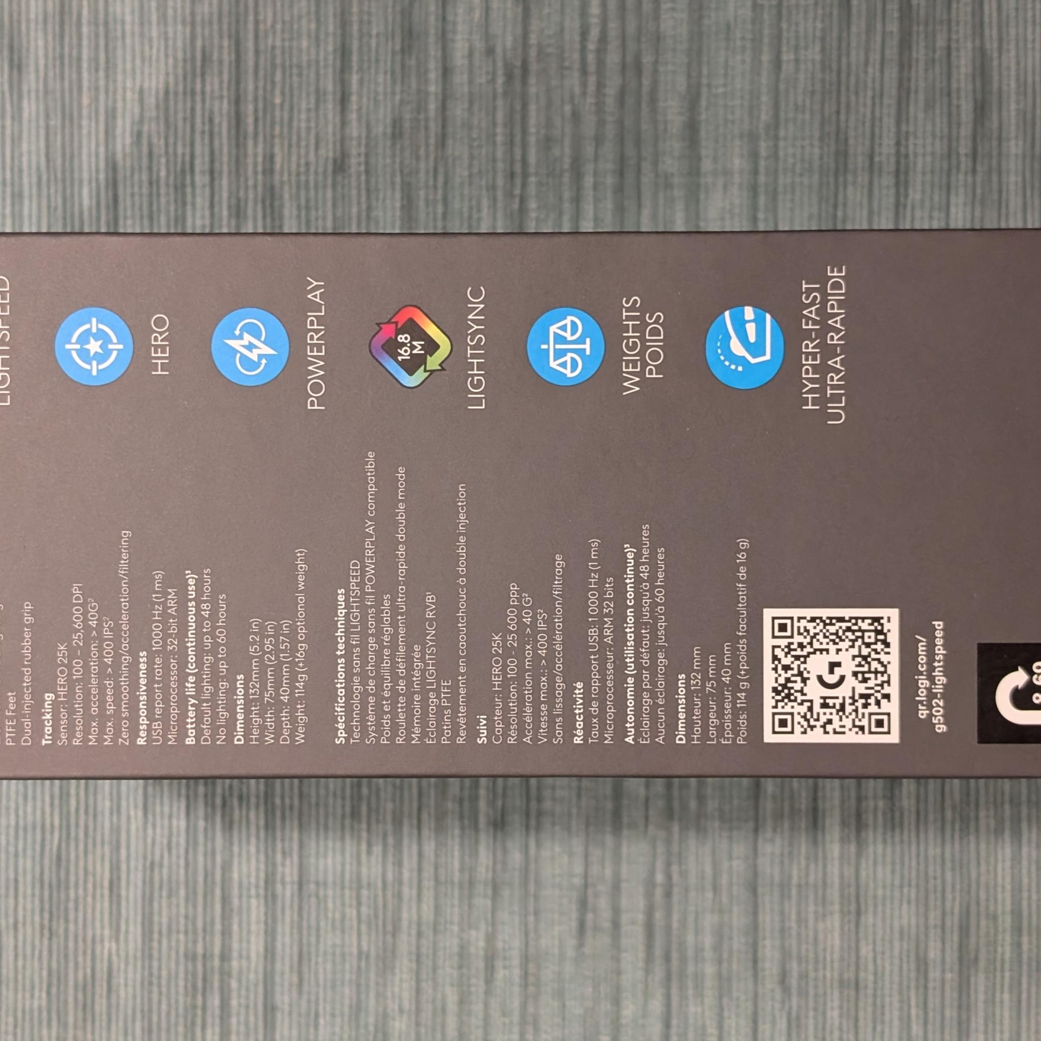 NEW! Logitech G502 Lightspeed