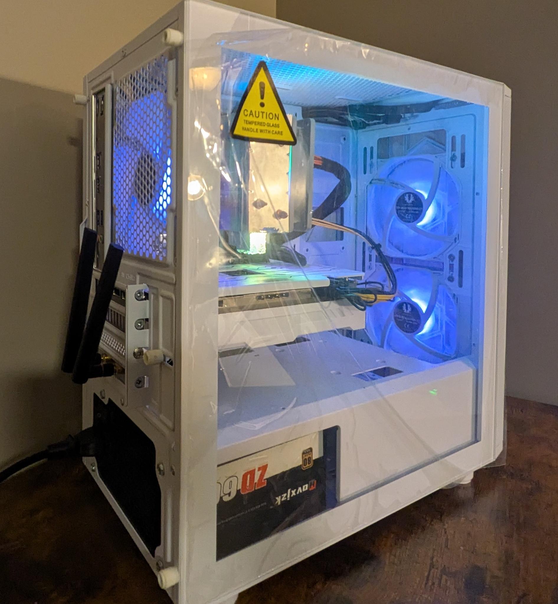 Brand New White RGB Gaming PC Bundle | Ryzen 5 5600X | RTX 3060 12GB | 32GB | 1TB NVMe | Wi-Fi 6E