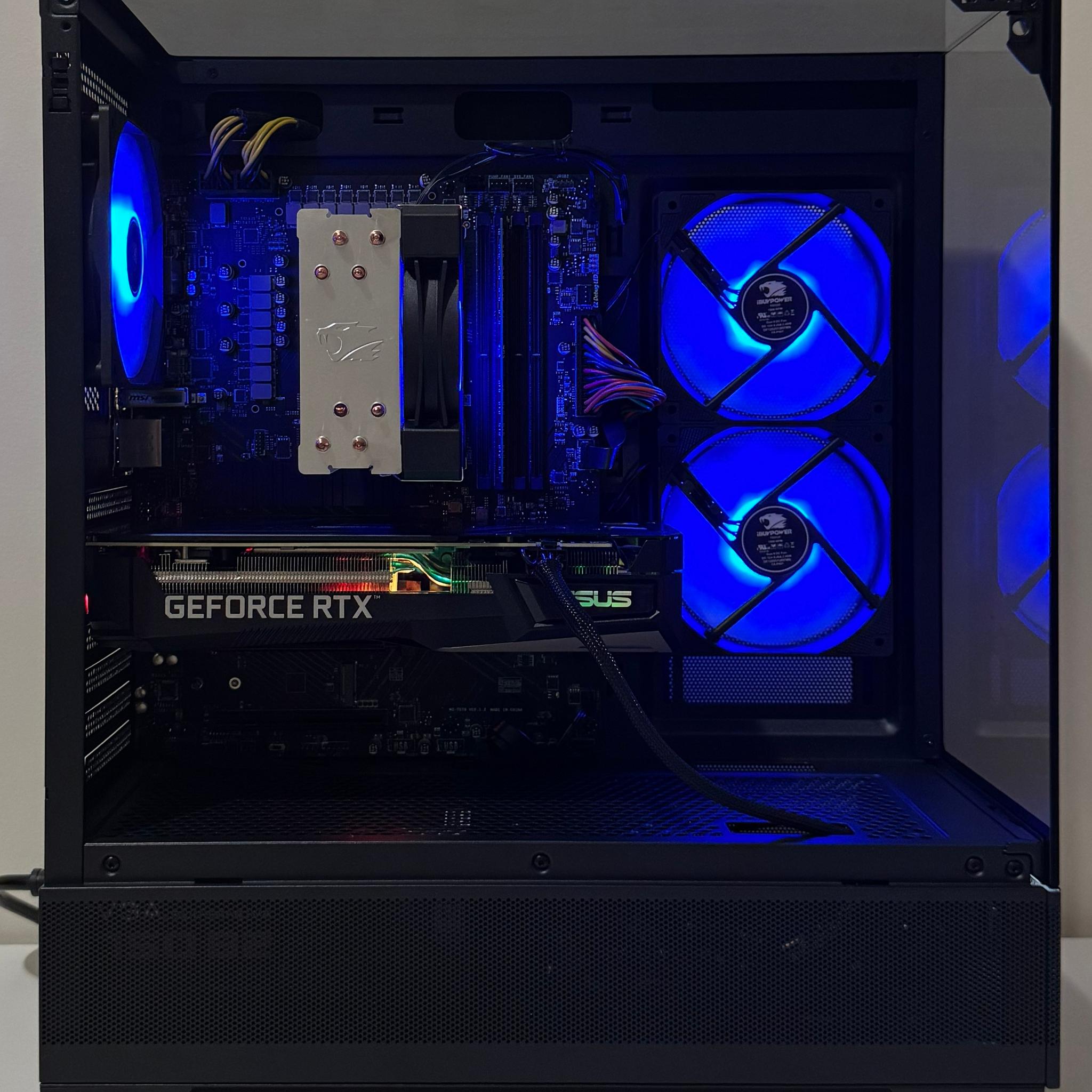 AMD Ryzen 5 9600X 32GB DDR5 RAM ASUS GeForce RTX 3060 Ti 2TB Gen4 NVMe SSD AM5 Gaming PC
