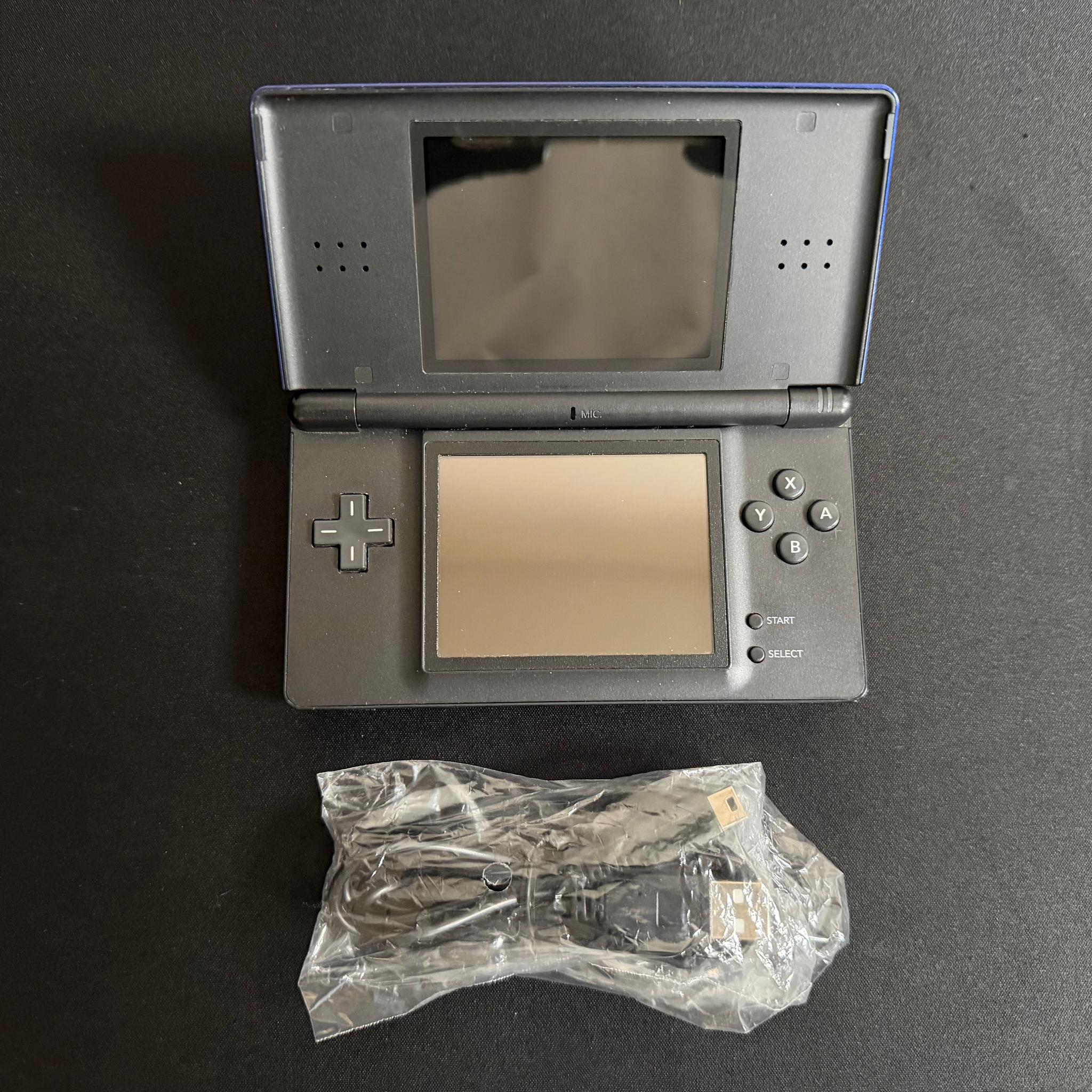 Nintendo DS Lite Handheld System - Blue Cobalt/Black - W/ Stylus & Charger