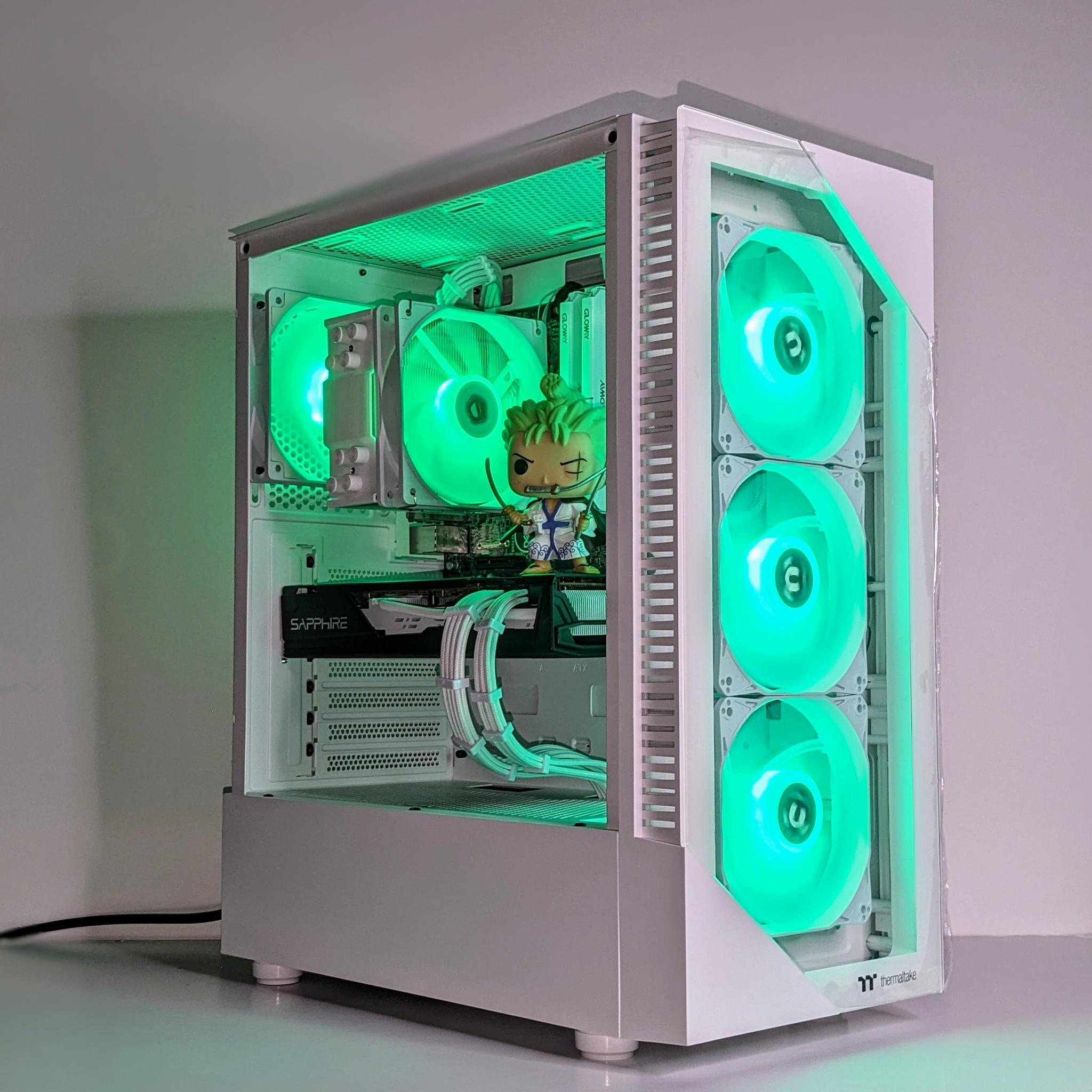 💚⚔️🗡️Roronoa Zoro⚪️RX 5700XT(equal to RTX3060)⚪️16GB Gloway DDR4⚪️1TB NVMe SSD⚪️ Windows 11 Pro