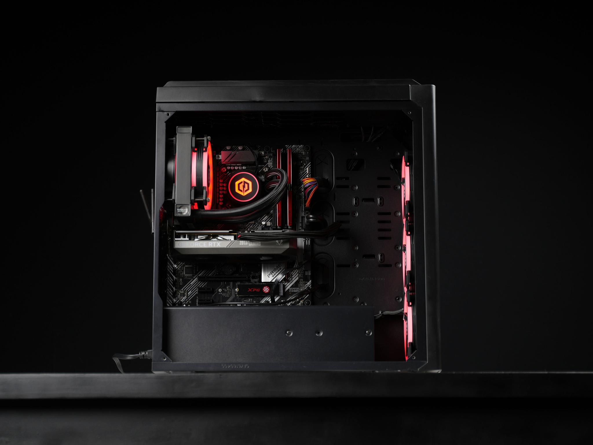 \ CF-01 / RTX 5060 Intel Core i7 10700K 16GB .5TB Windows 11 Gaming PC Powerhouse
