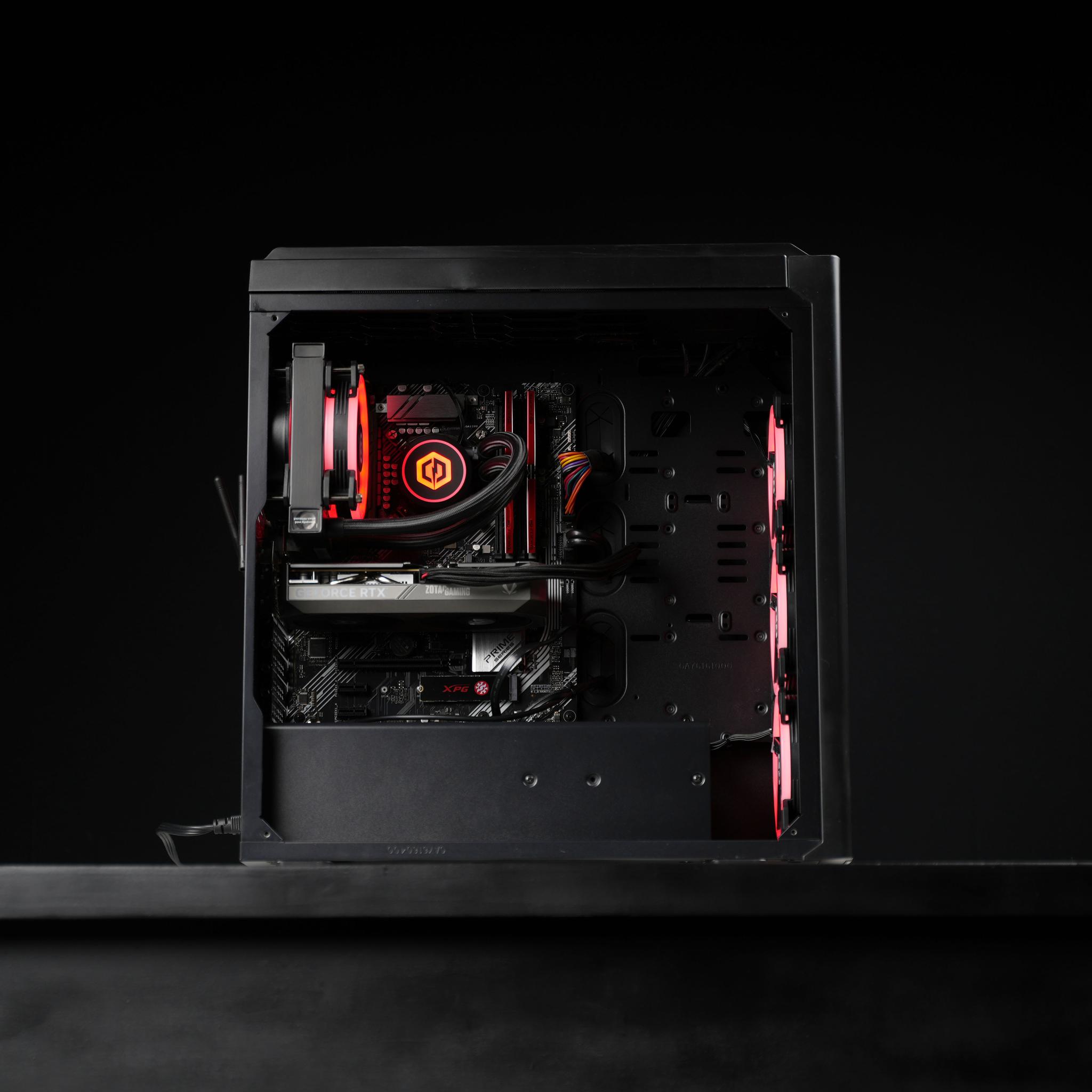 \ CF-01 / RTX 5060 Intel Core i7 10700K 16GB .5TB Windows 11 Gaming PC Powerhouse