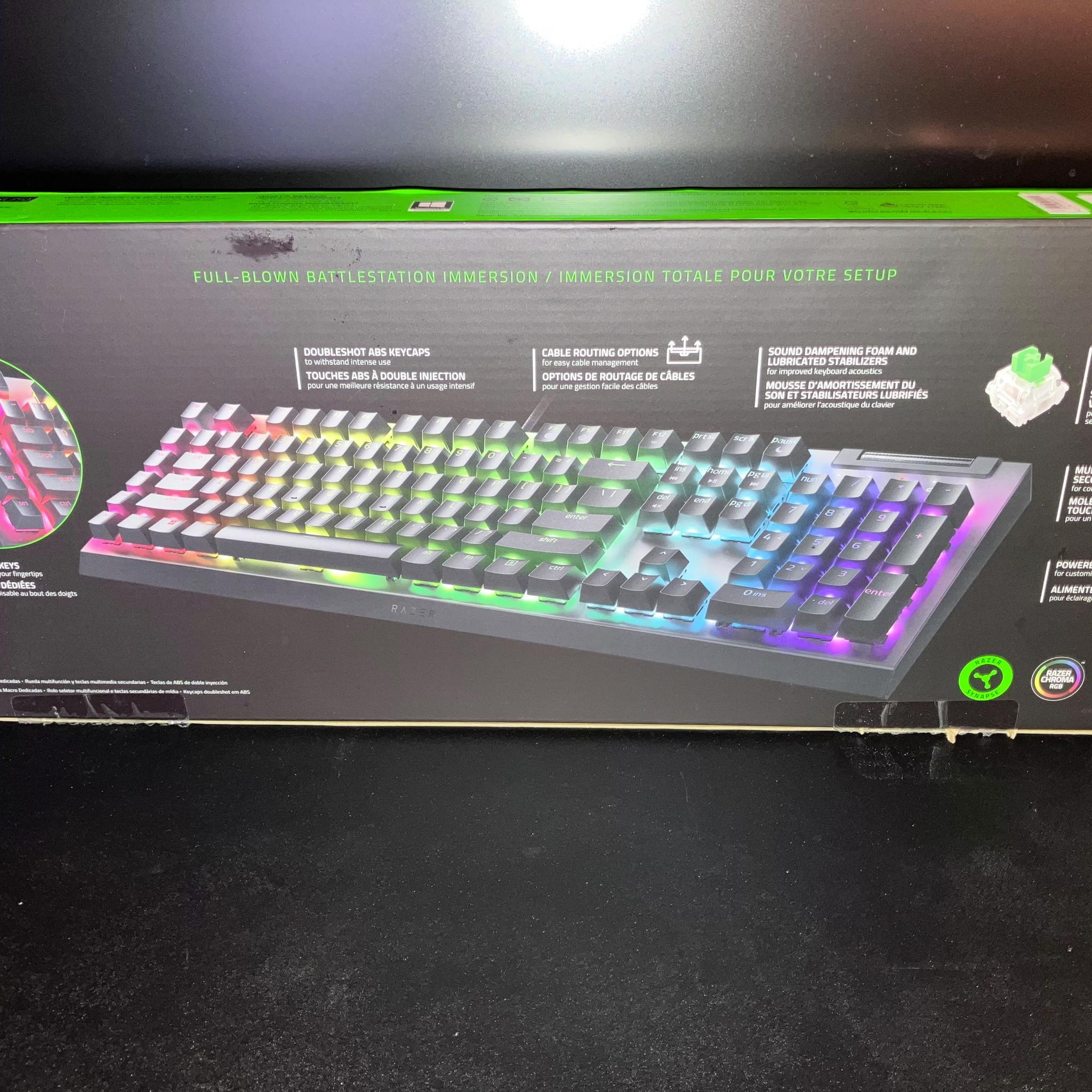Razer BlackWidow V4 X - Green Switch