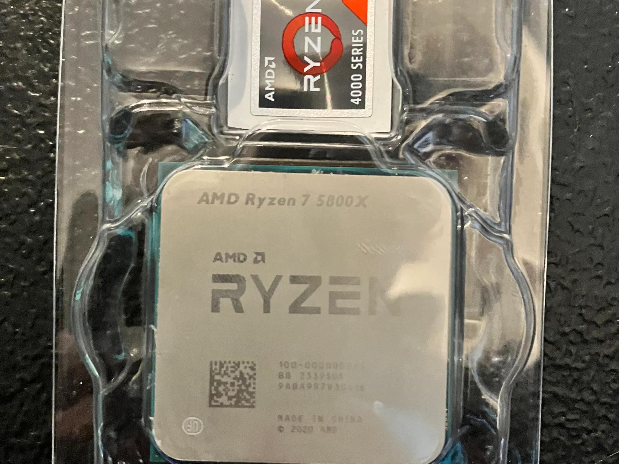 AMD Ryzen 7 5800x 8 Core 16 Thread Processor
