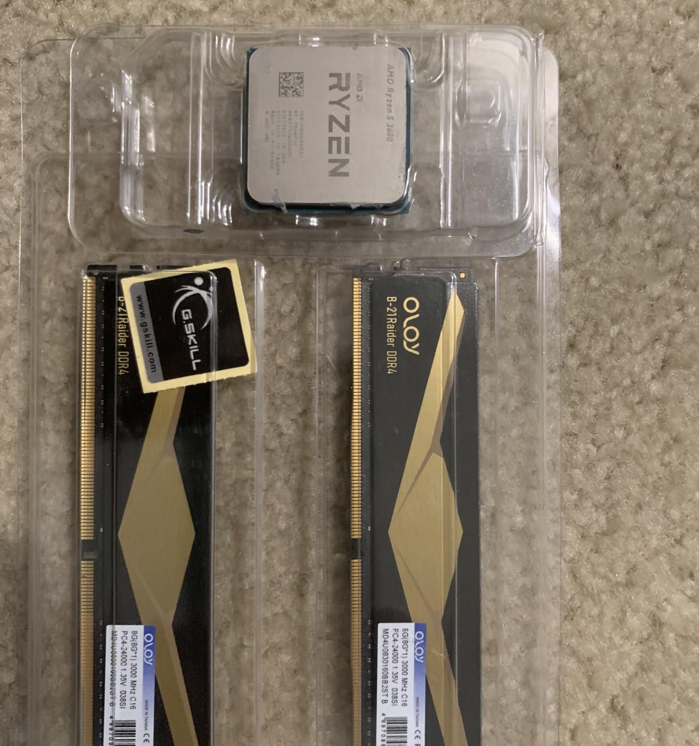 Ryzen 5 3600 w/ 16GB DDR4 RAM