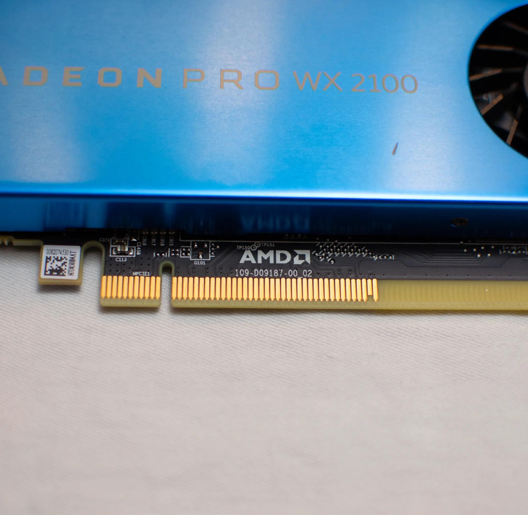 AMD Radeon Pro WX2100 GPU