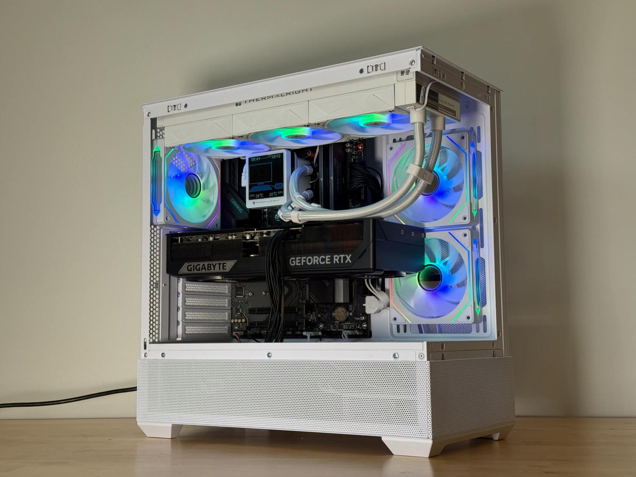 RTX 5090 Ryzen 7 9800x3d Gaming PC 4TB SSD 96GB DDR4