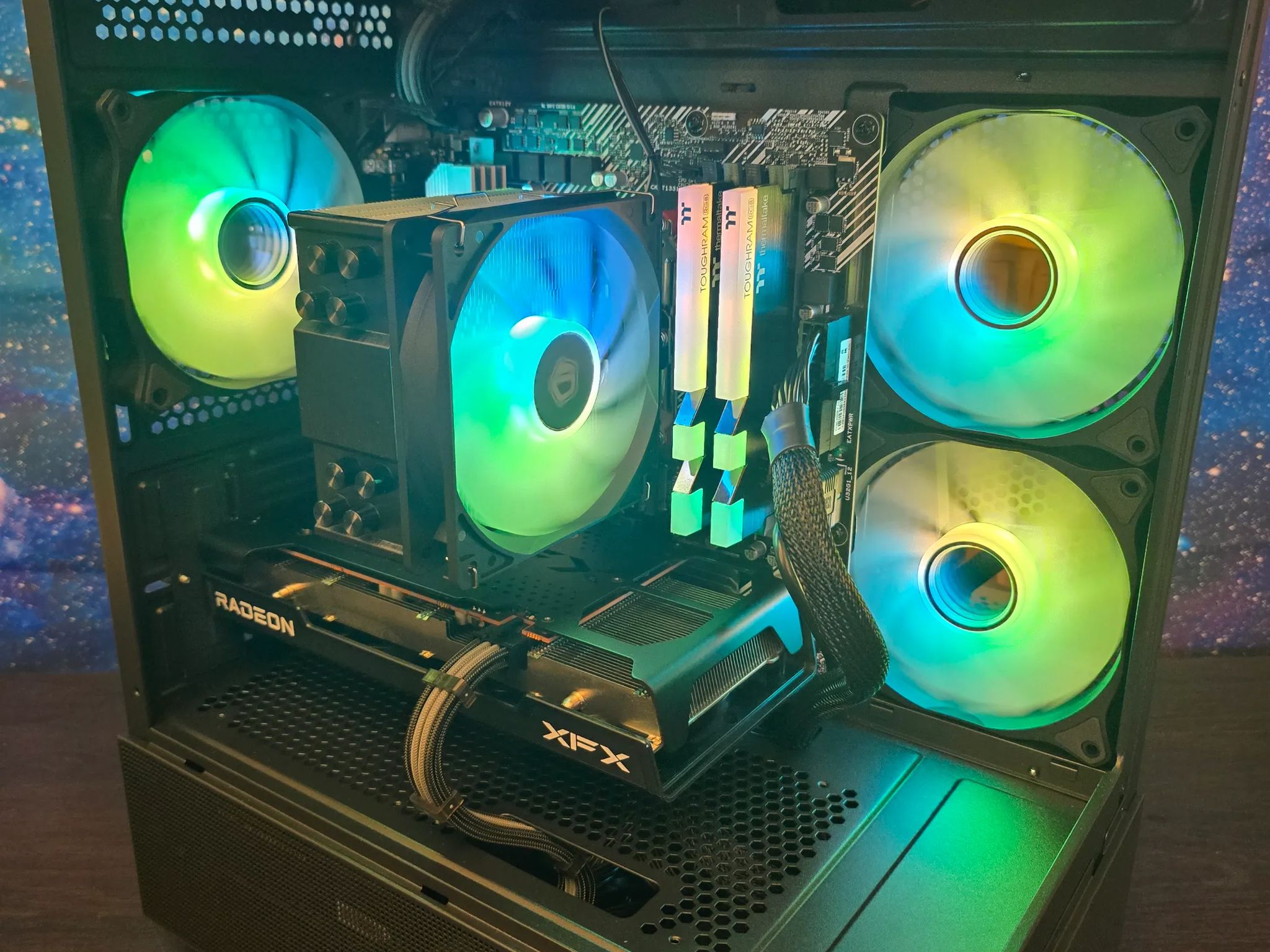 MID LEVEL 1080P PC | RX 6600 8GB | Ryzen 5 5500 | B550M | 16GB DDR4