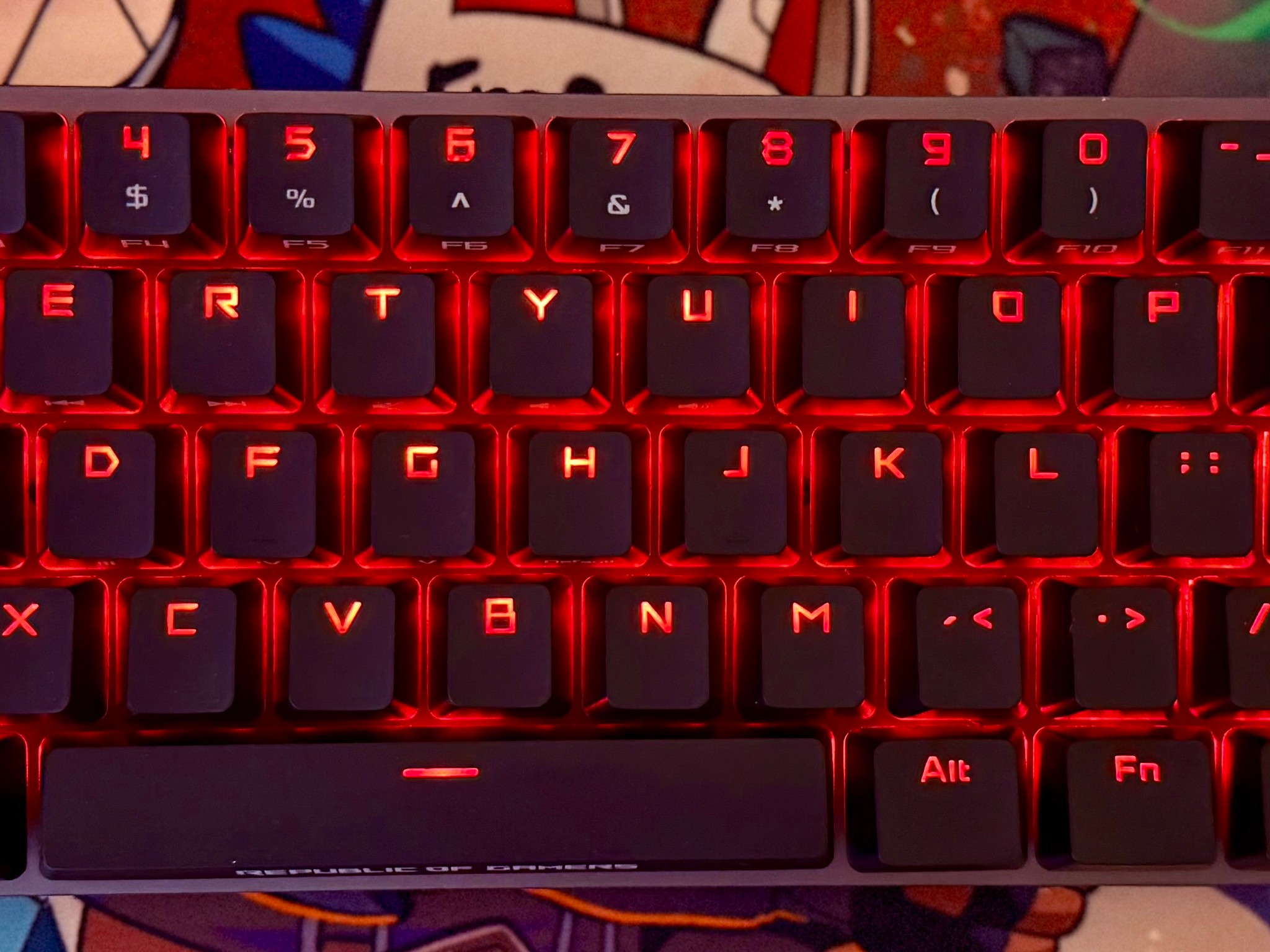 ASUS ROG Falchion NX 65% Wireless RGB Gaming Mechanical Keyboard | ROG NX Red Linear Switches