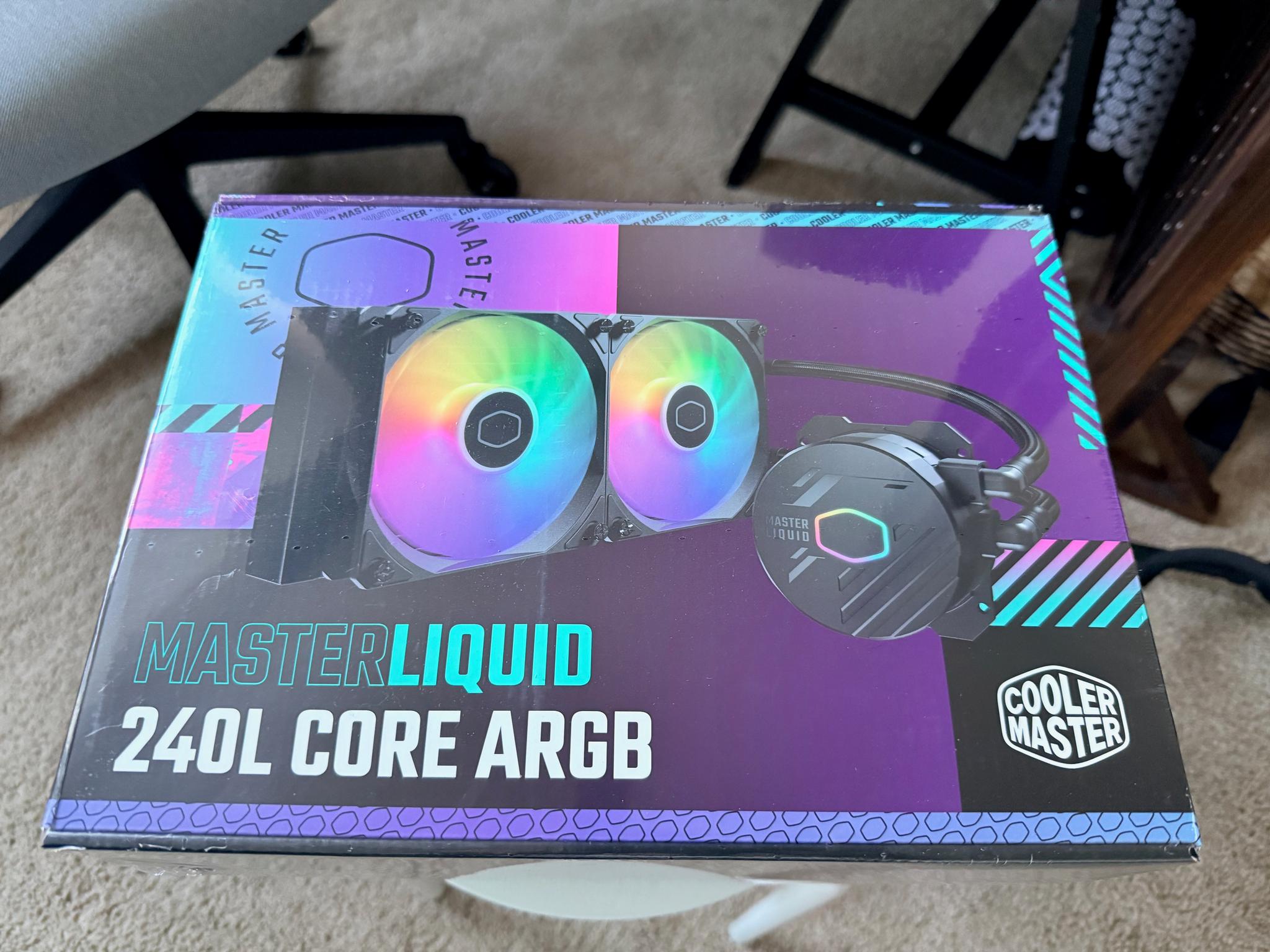 Cooler Master MasterLiquid 240L Core ARGB 240mm AIO - Brand New Sealed